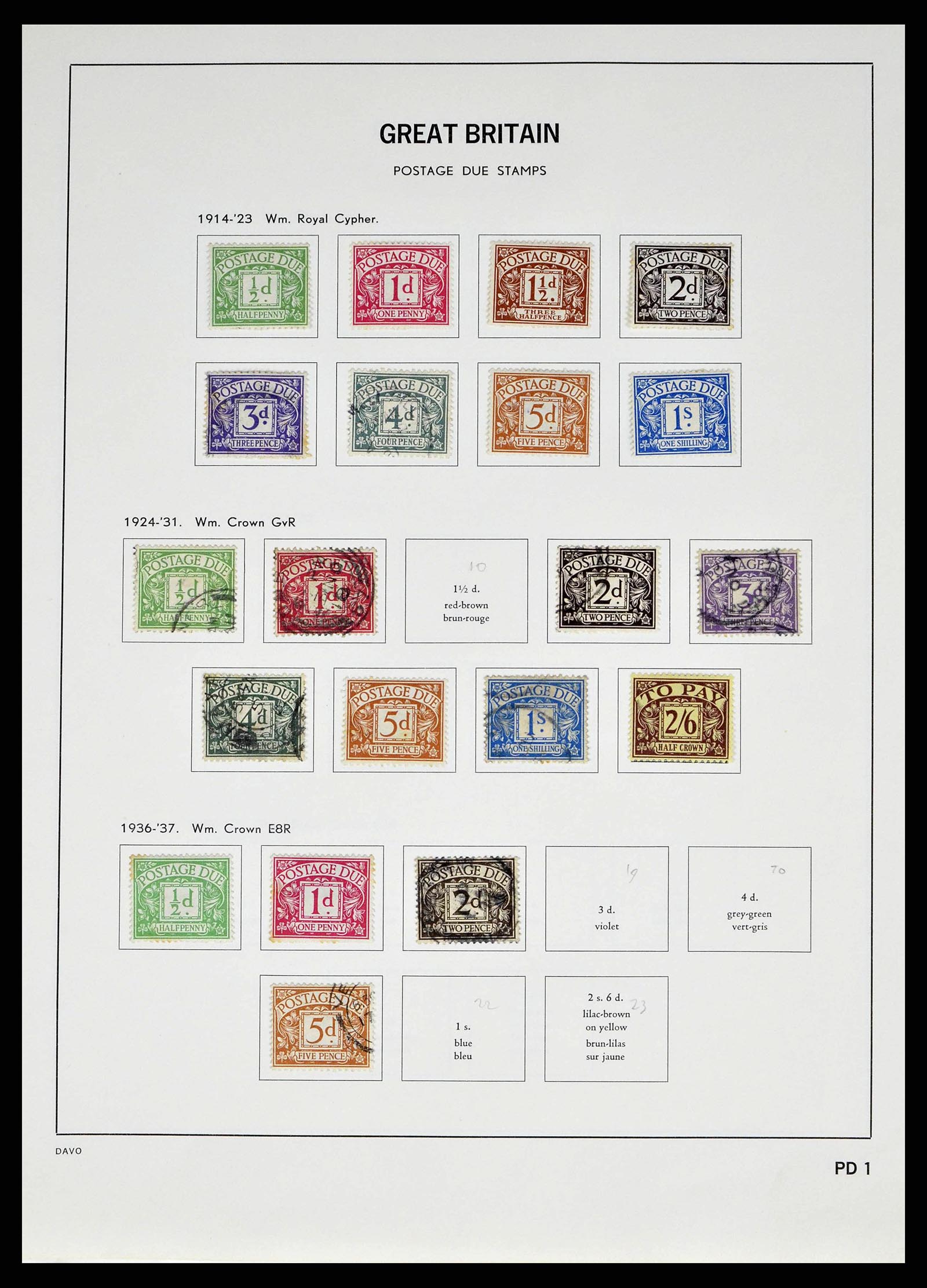 38476 0025 - Stamp collection 38476 Great Britain 1840-1952.