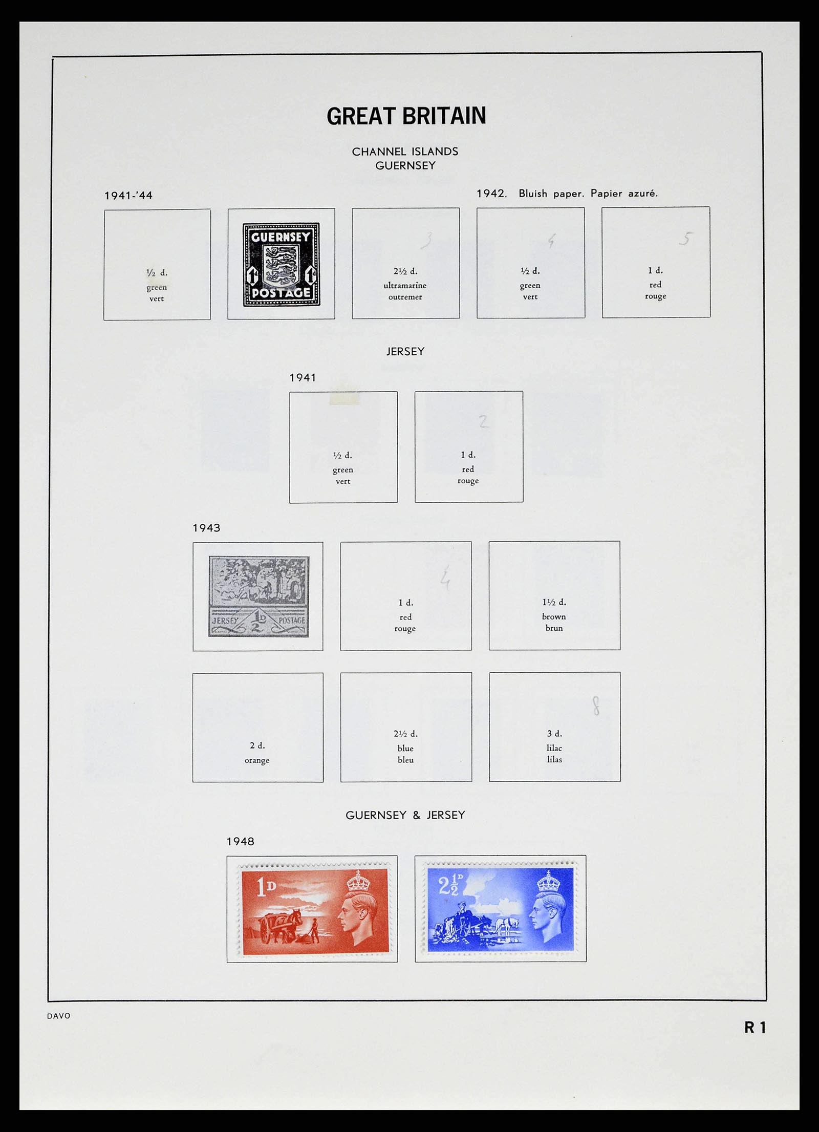 38476 0026 - Stamp collection 38476 Great Britain 1840-1952.