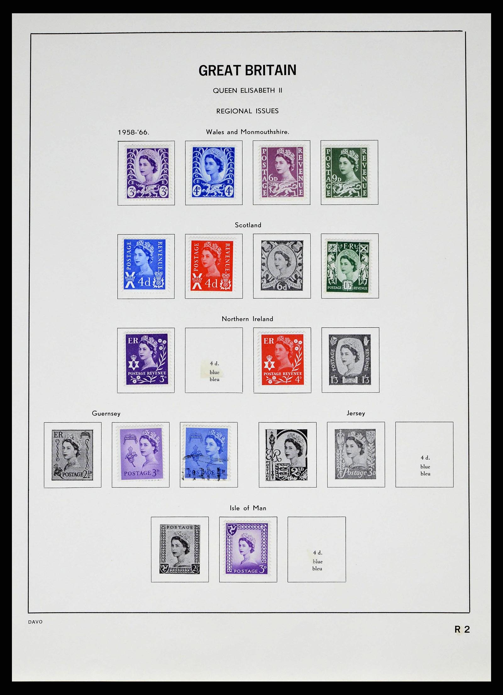 38476 0027 - Postzegelverzameling 38476 Engeland 1840-1952.