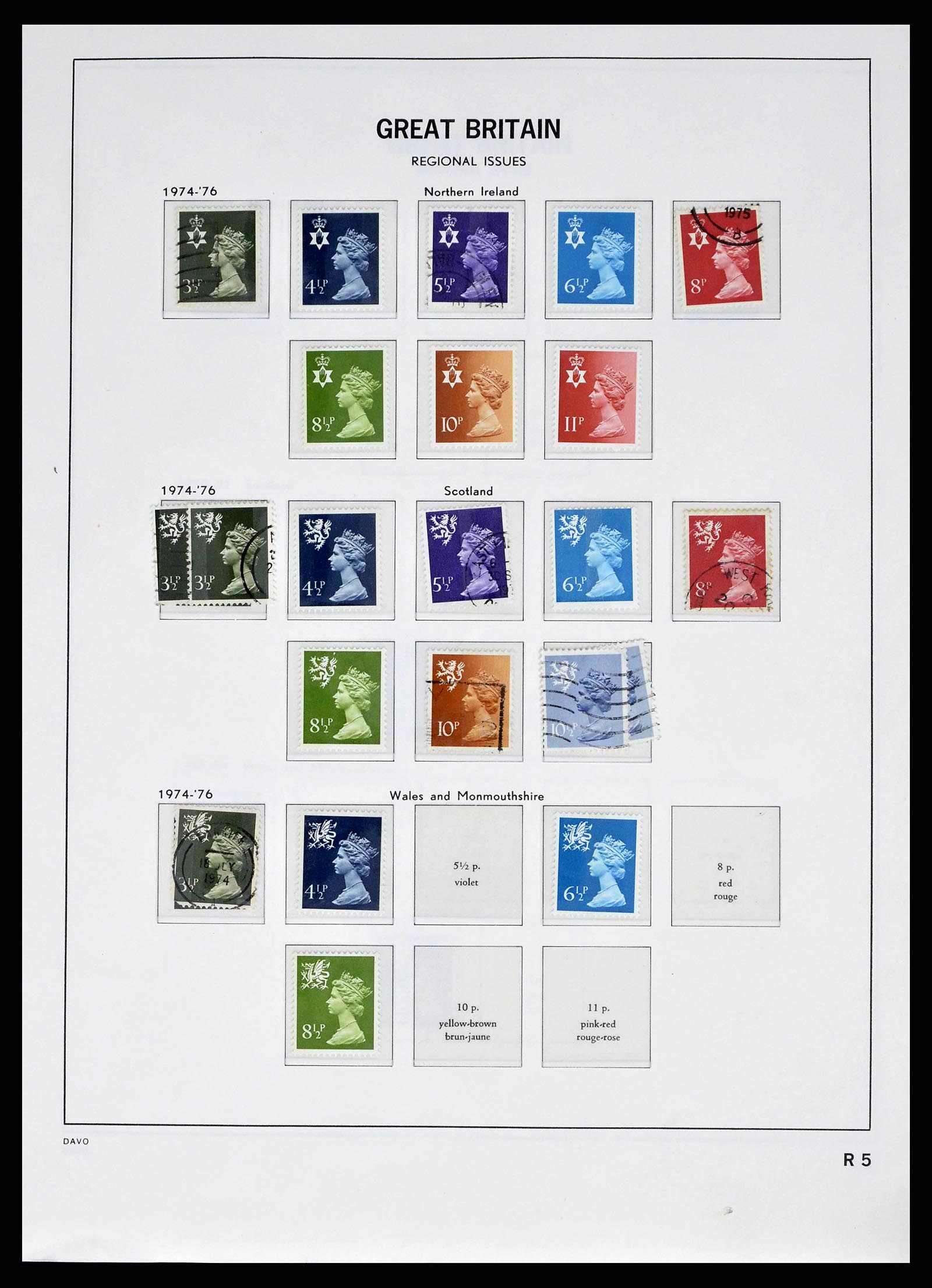 38476 0028 - Postzegelverzameling 38476 Engeland 1840-1952.