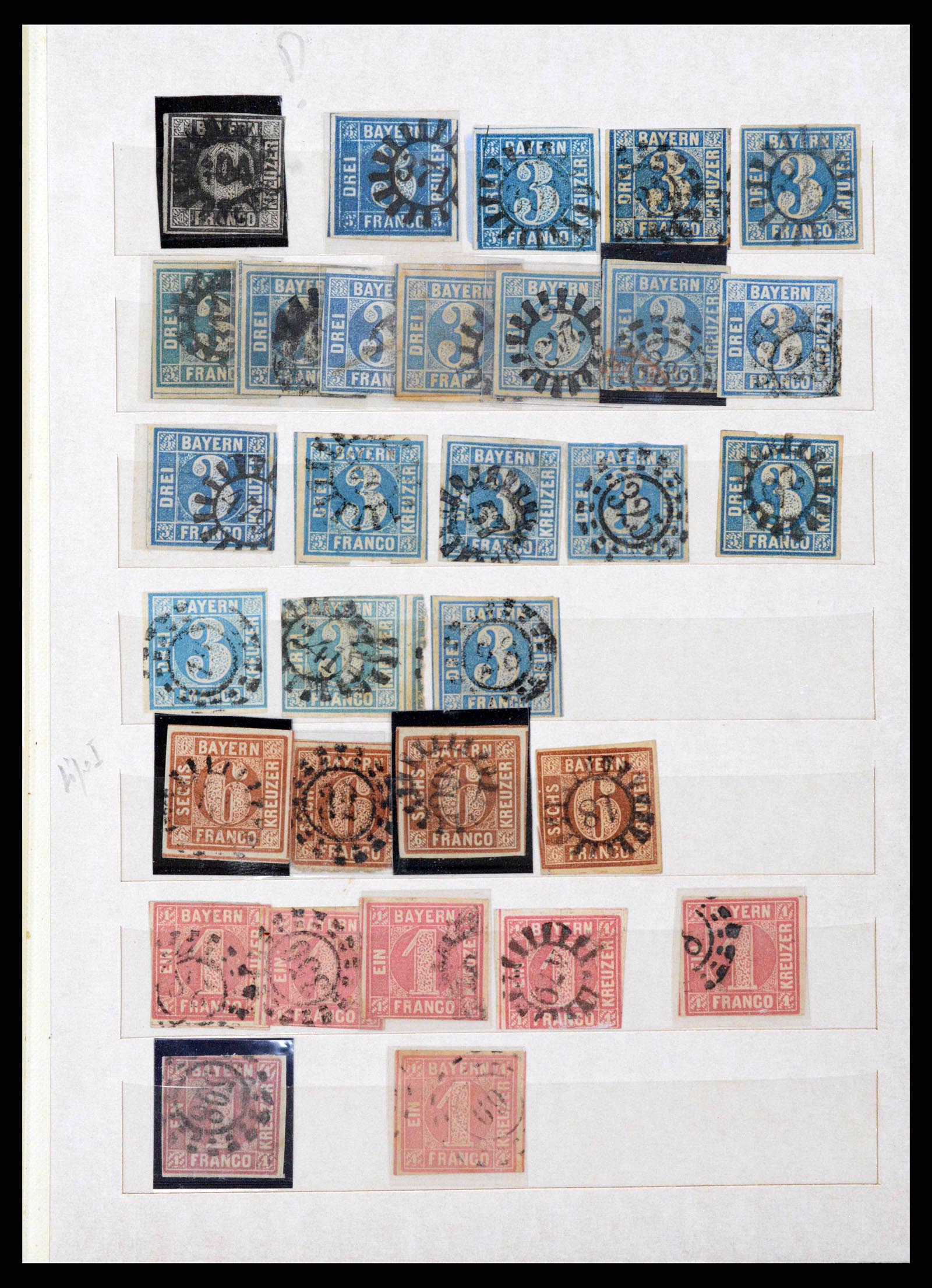 38485 0003 - Stamp collection 38485 Old German States 1849-1920.