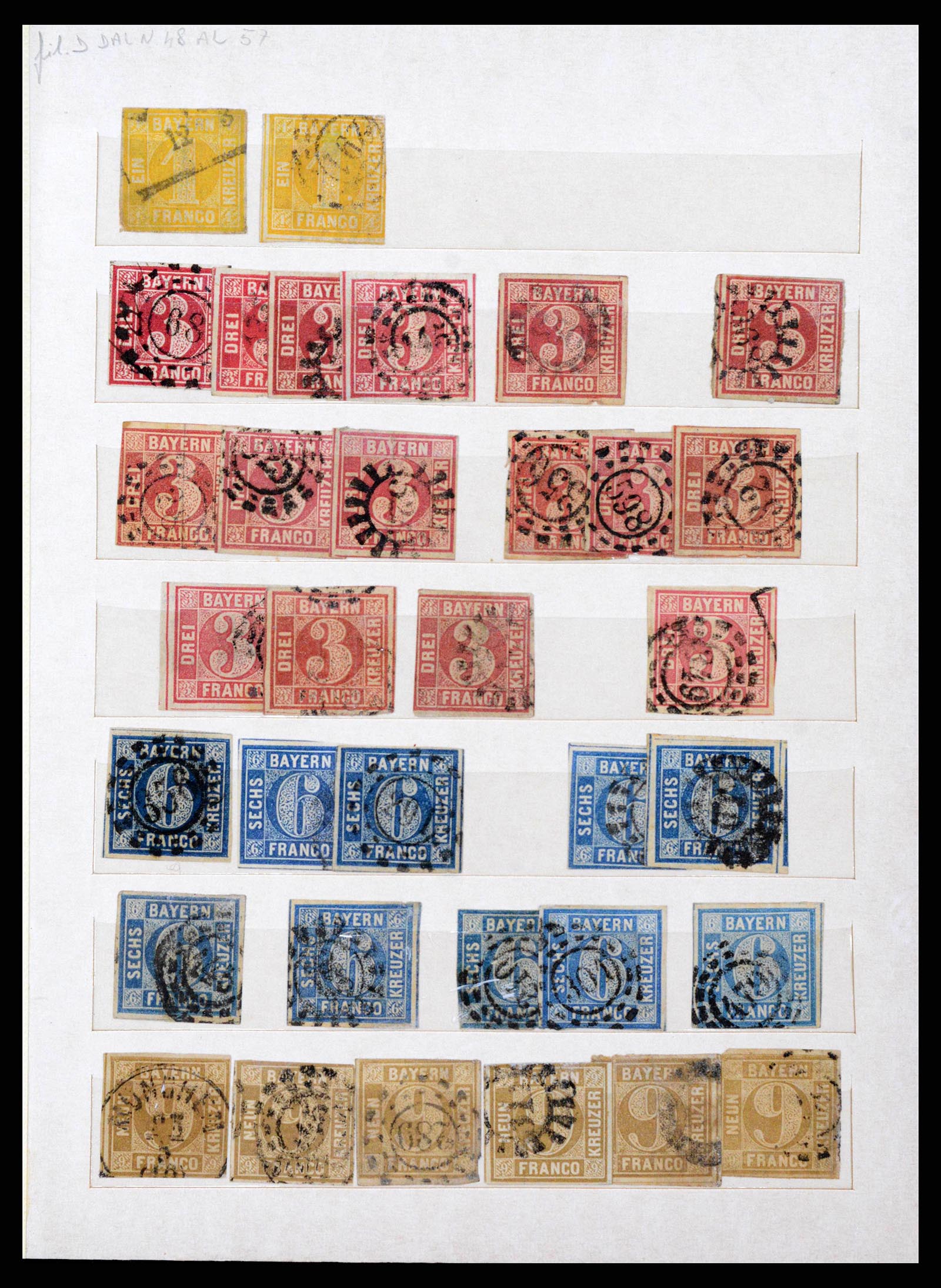 38485 0005 - Stamp collection 38485 Old German States 1849-1920.