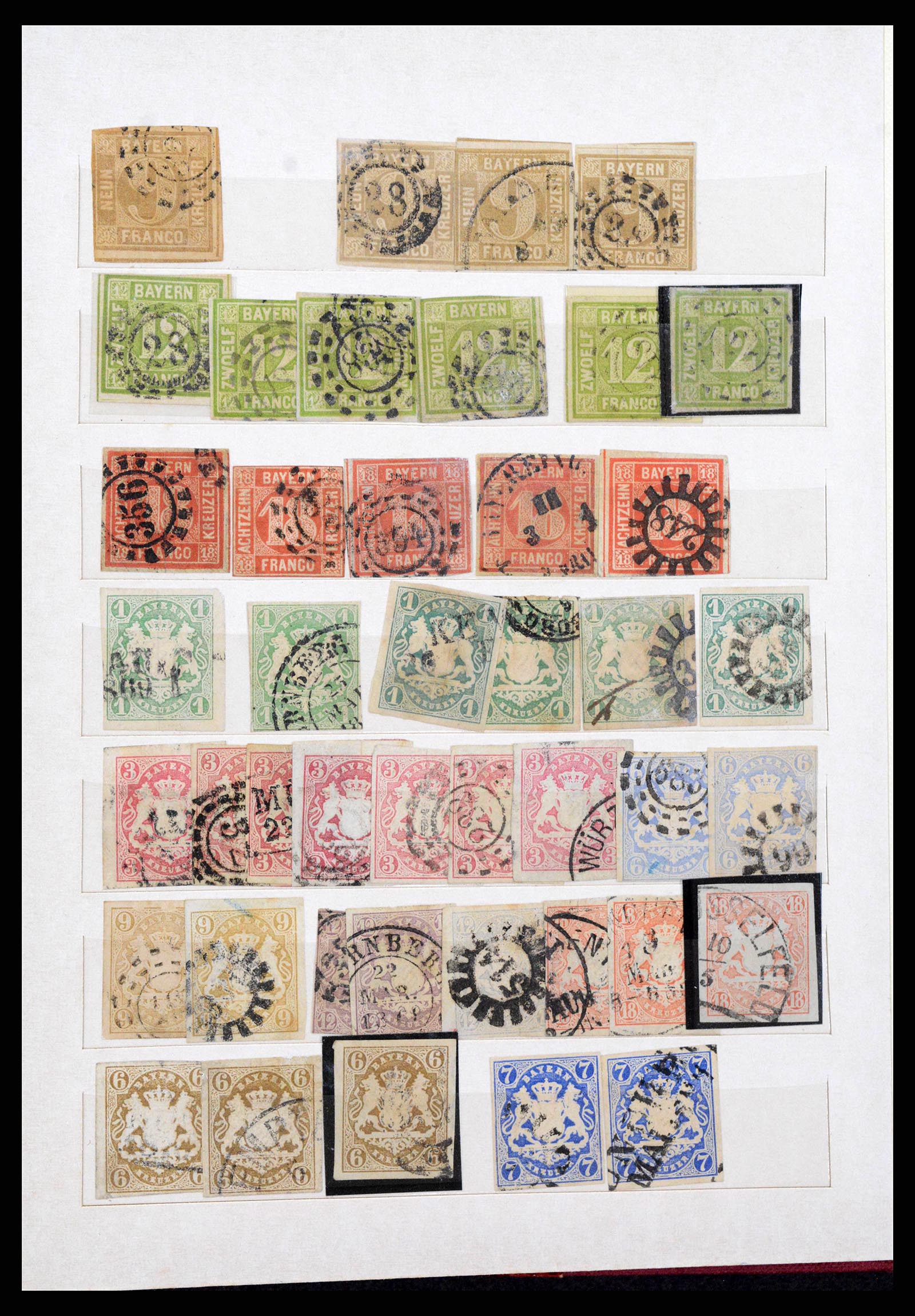 38485 0006 - Stamp collection 38485 Old German States 1849-1920.