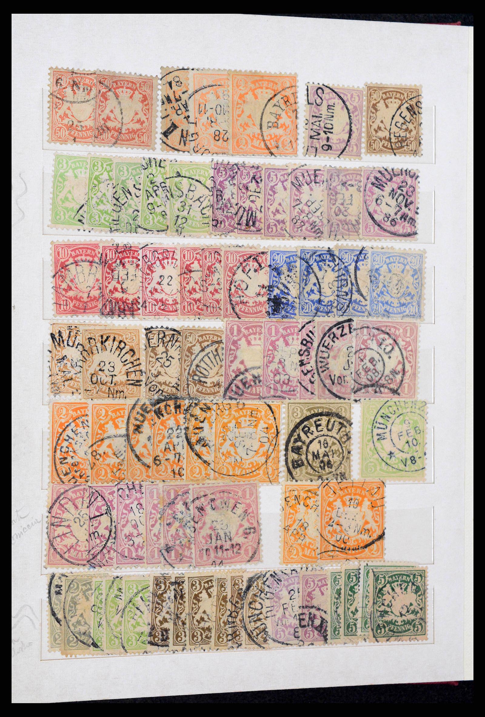 38485 0008 - Stamp collection 38485 Old German States 1849-1920.