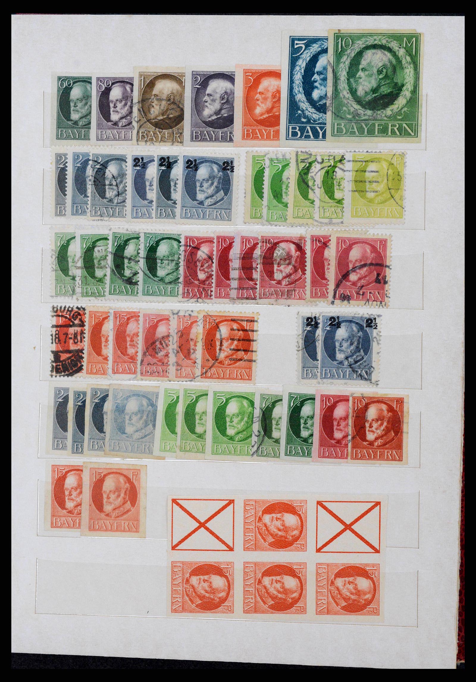 38485 0013 - Stamp collection 38485 Old German States 1849-1920.