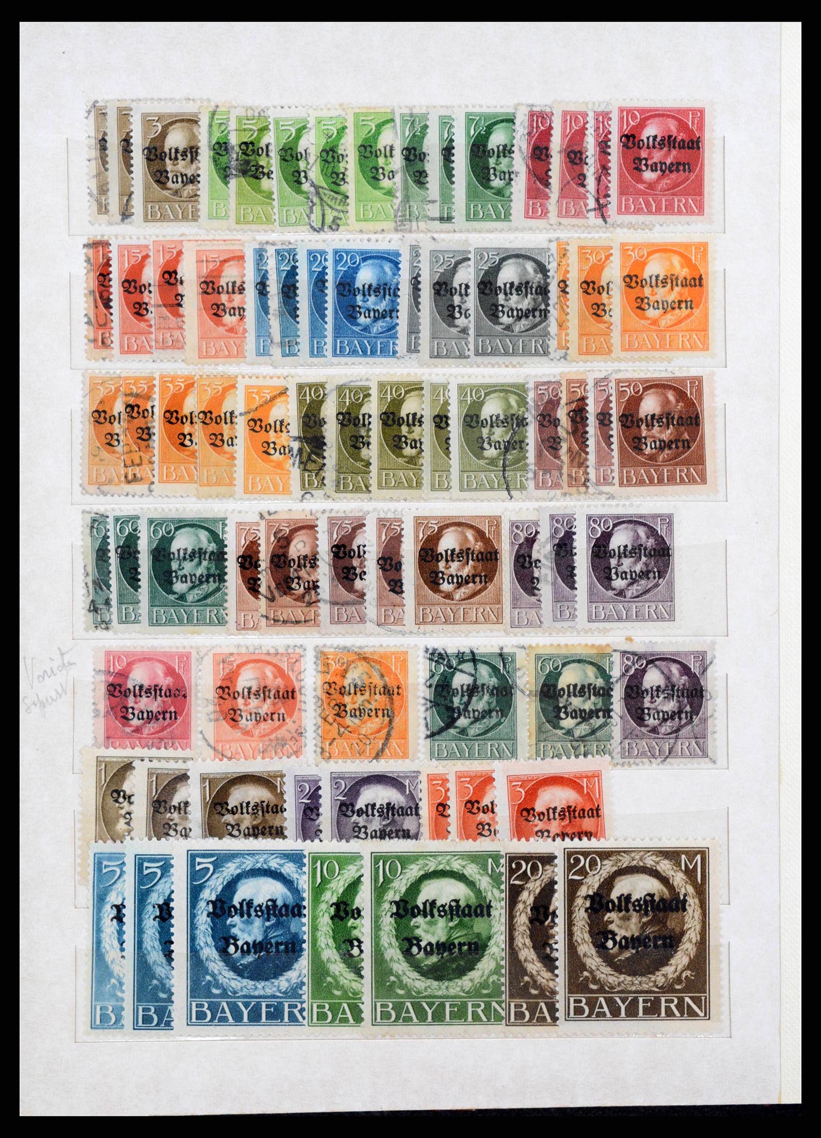 38485 0014 - Stamp collection 38485 Old German States 1849-1920.