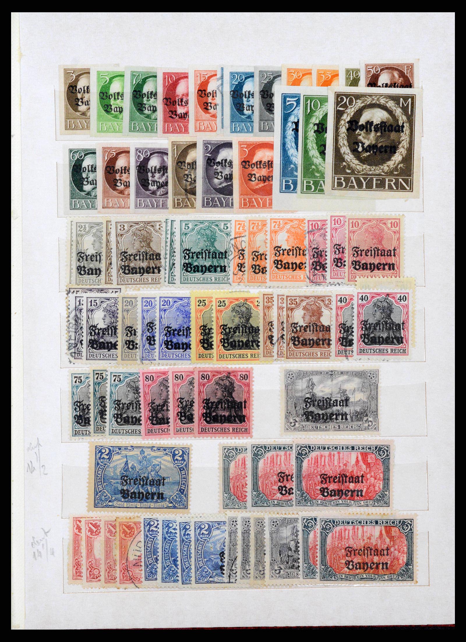 38485 0015 - Stamp collection 38485 Old German States 1849-1920.
