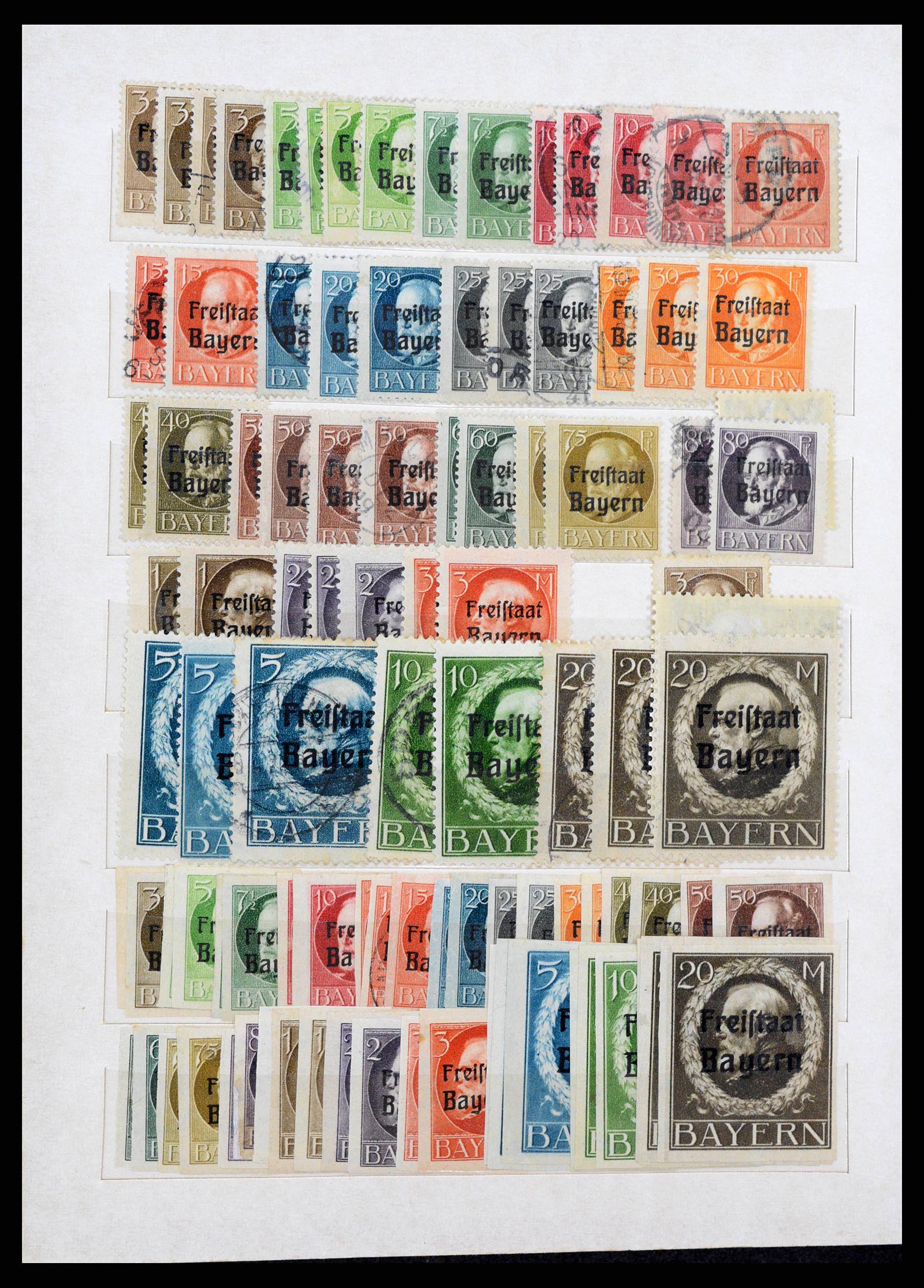 38485 0016 - Stamp collection 38485 Old German States 1849-1920.