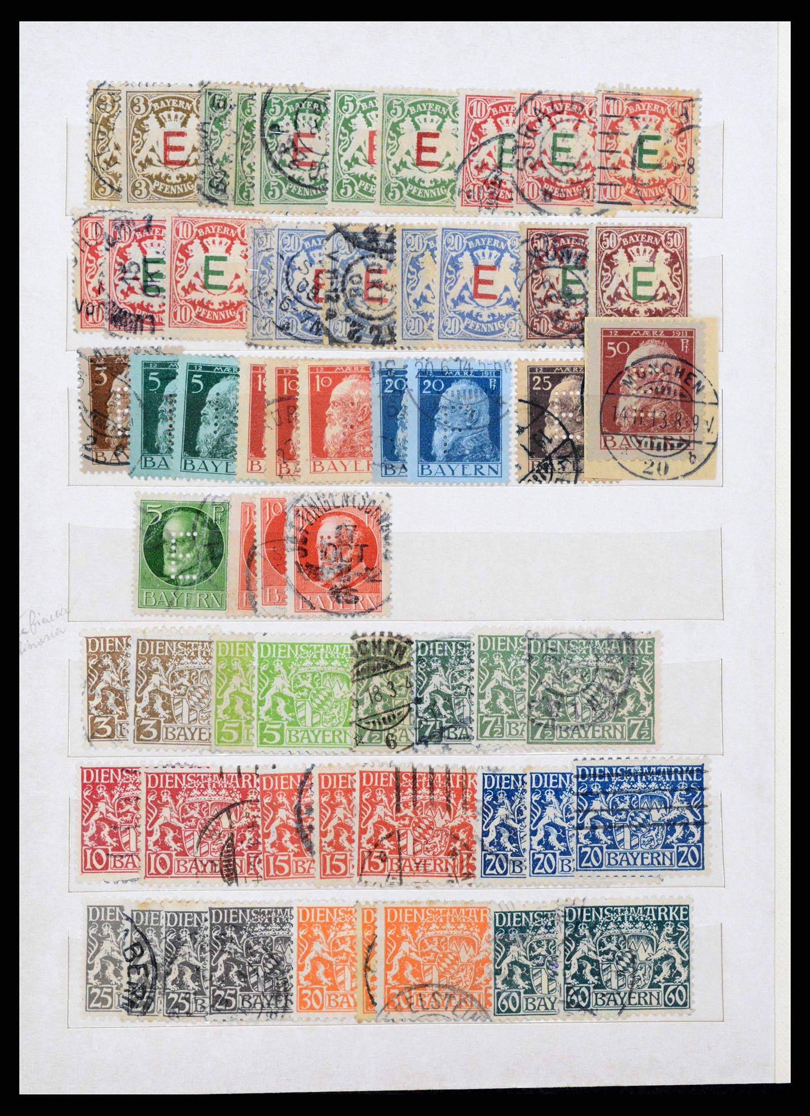 38485 0018 - Stamp collection 38485 Old German States 1849-1920.