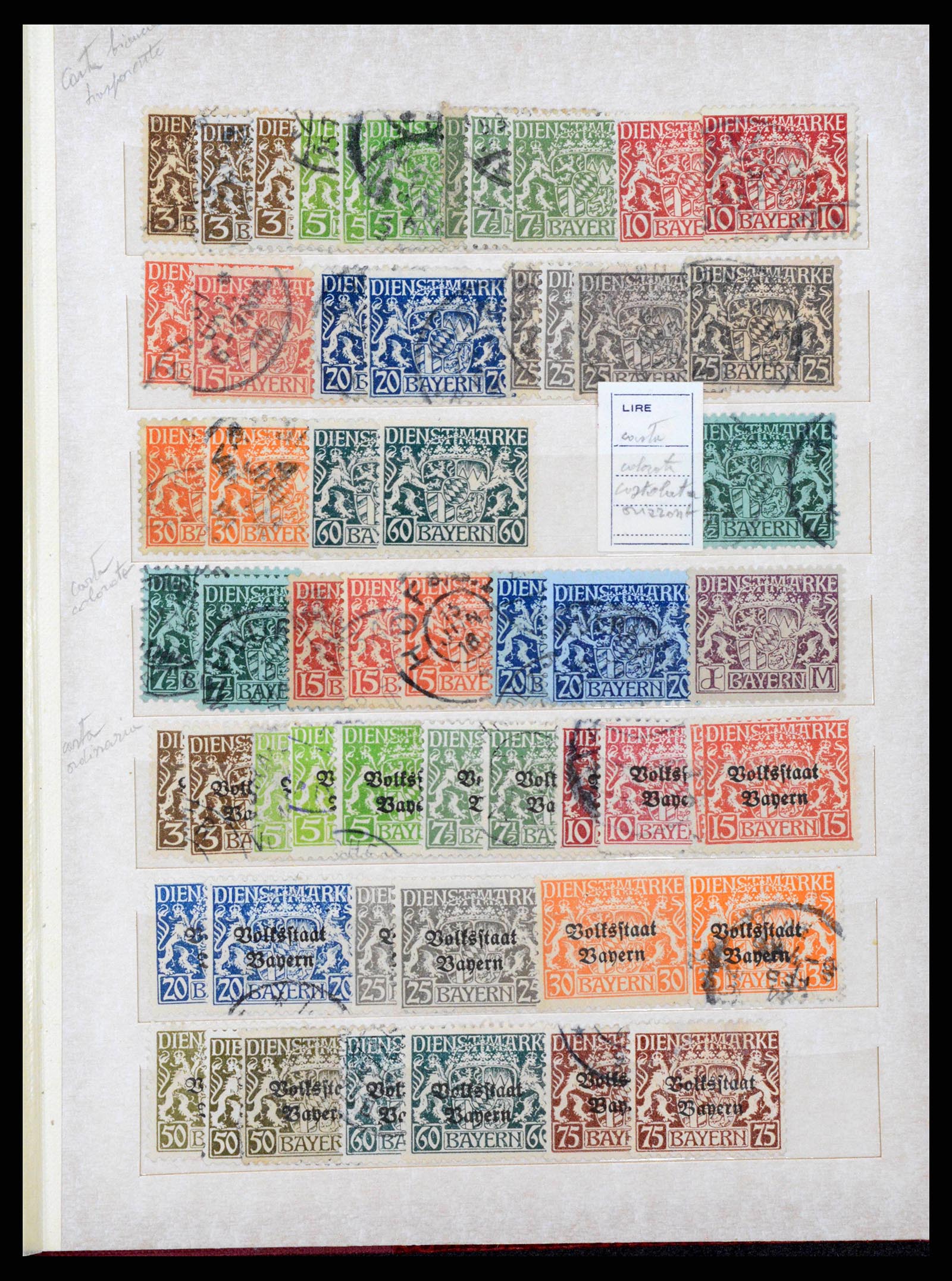 38485 0019 - Stamp collection 38485 Old German States 1849-1920.