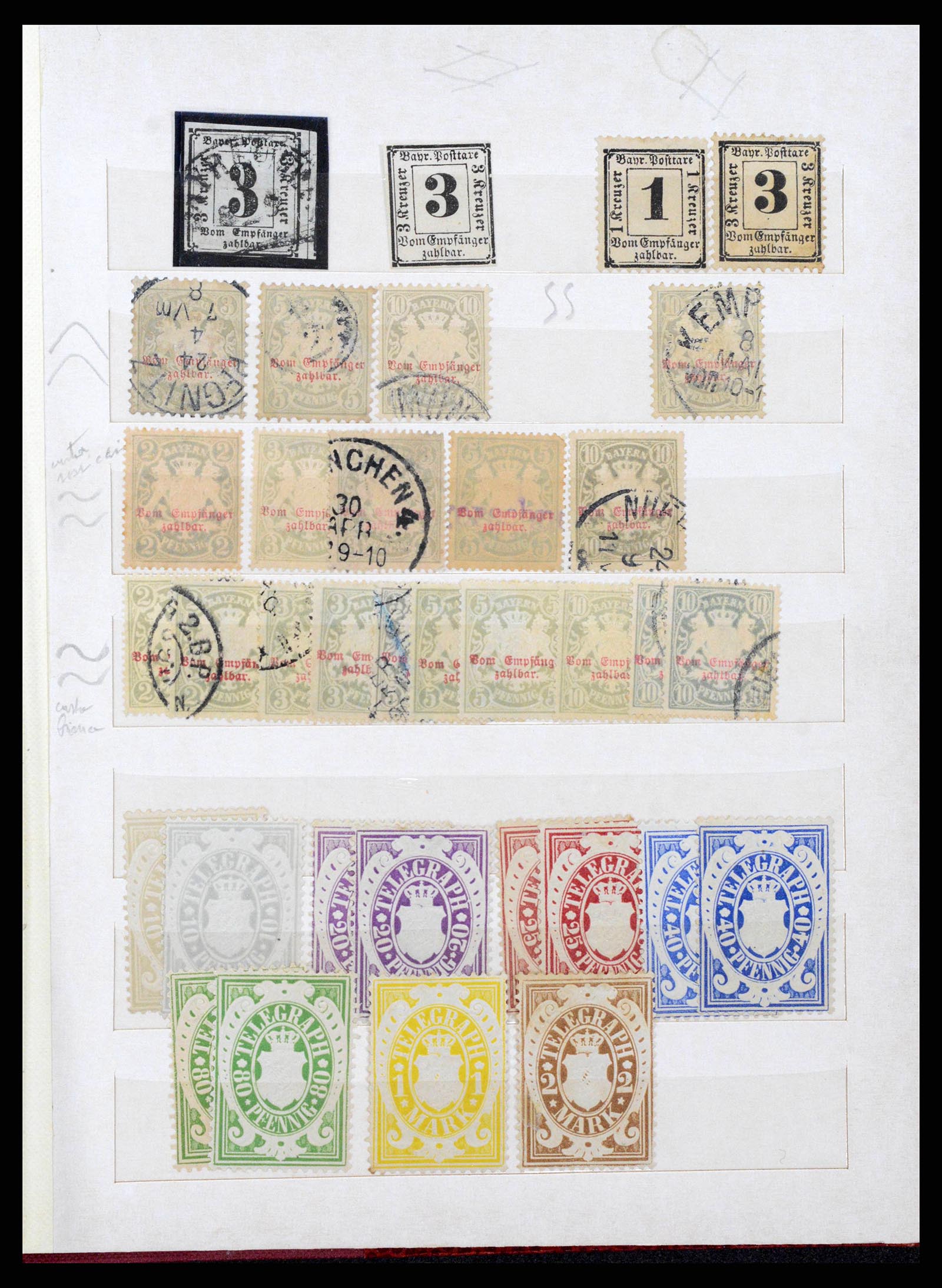 38485 0021 - Stamp collection 38485 Old German States 1849-1920.