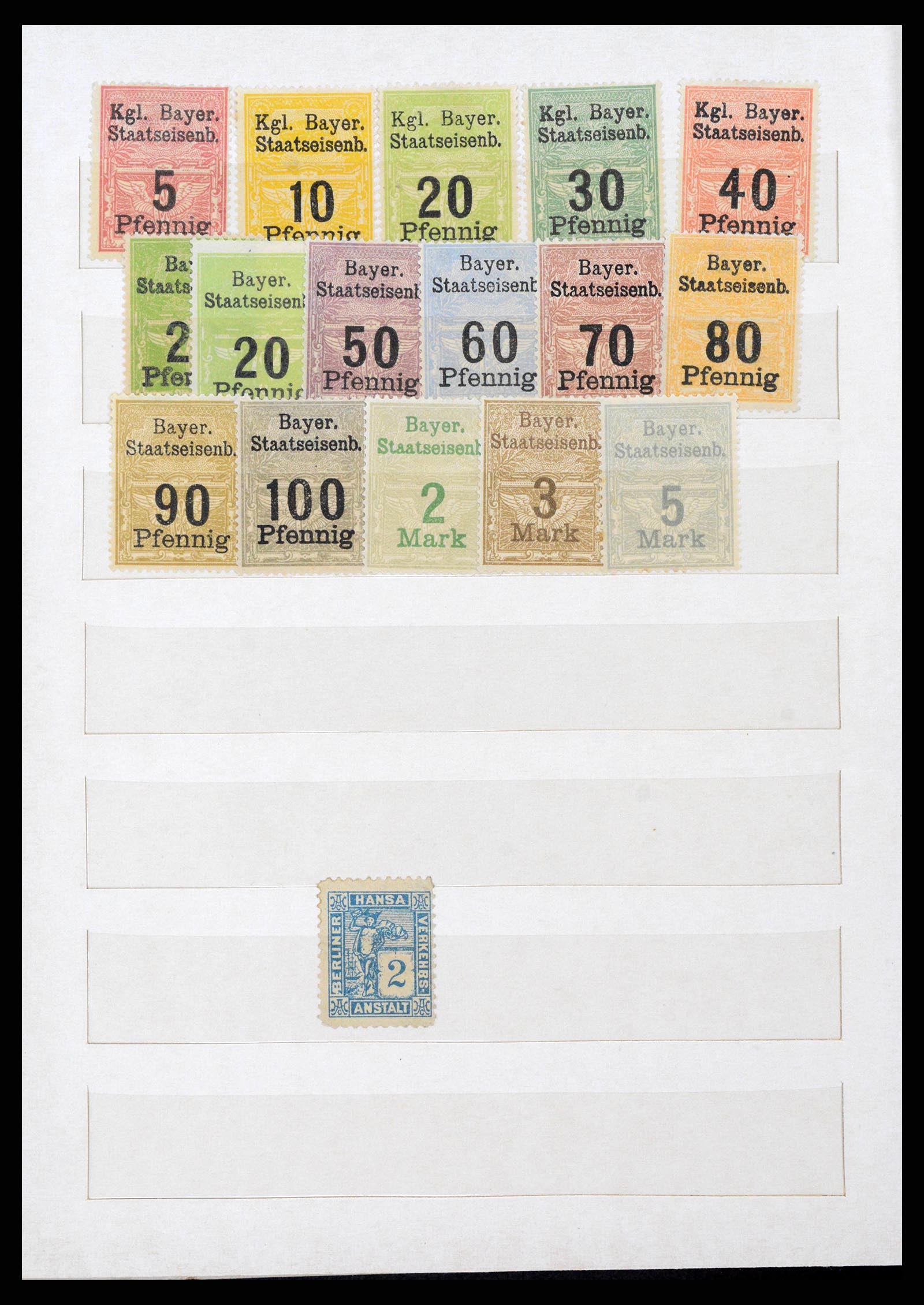 38485 0023 - Stamp collection 38485 Old German States 1849-1920.