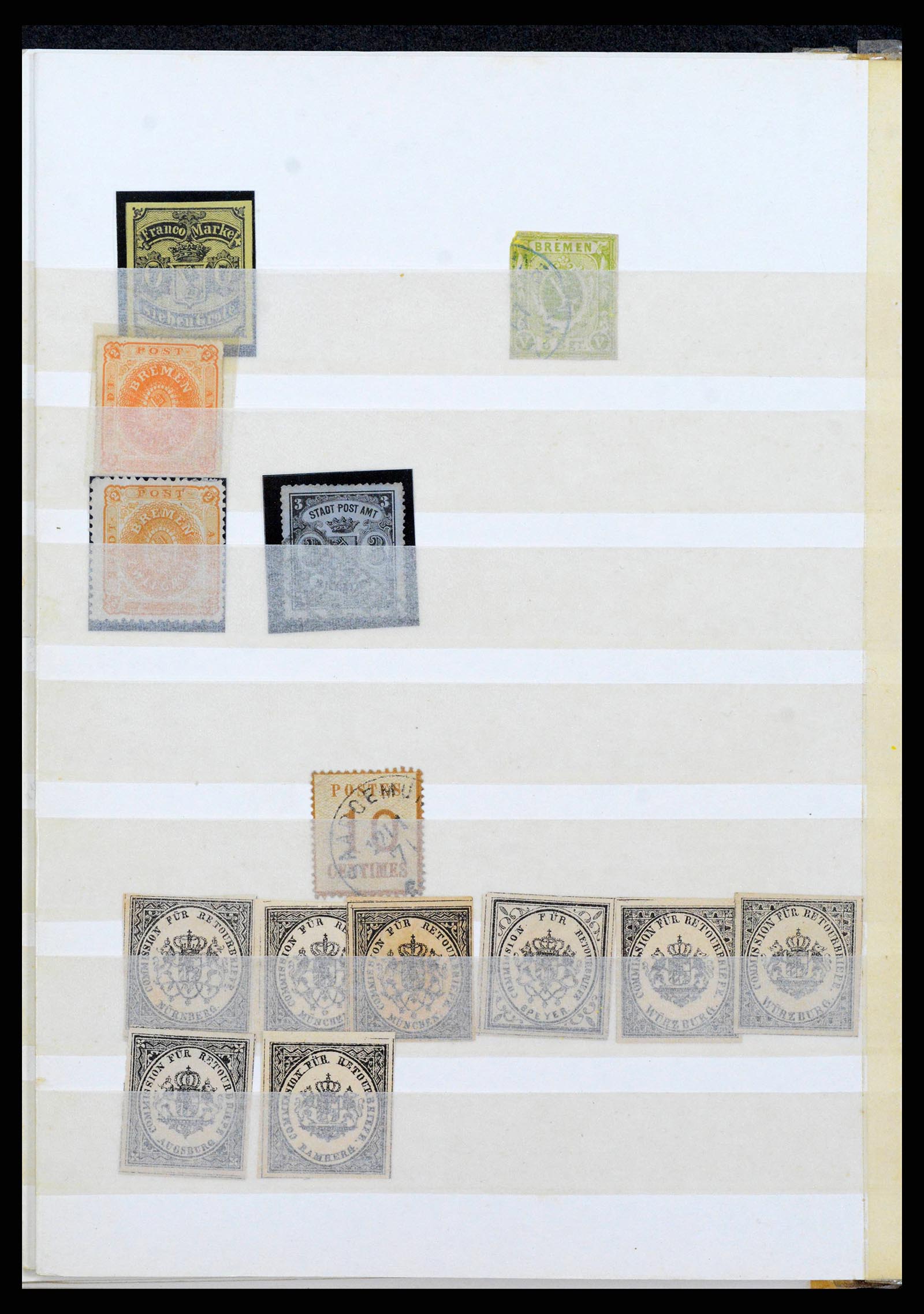 38485 0037 - Stamp collection 38485 Old German States 1849-1920.