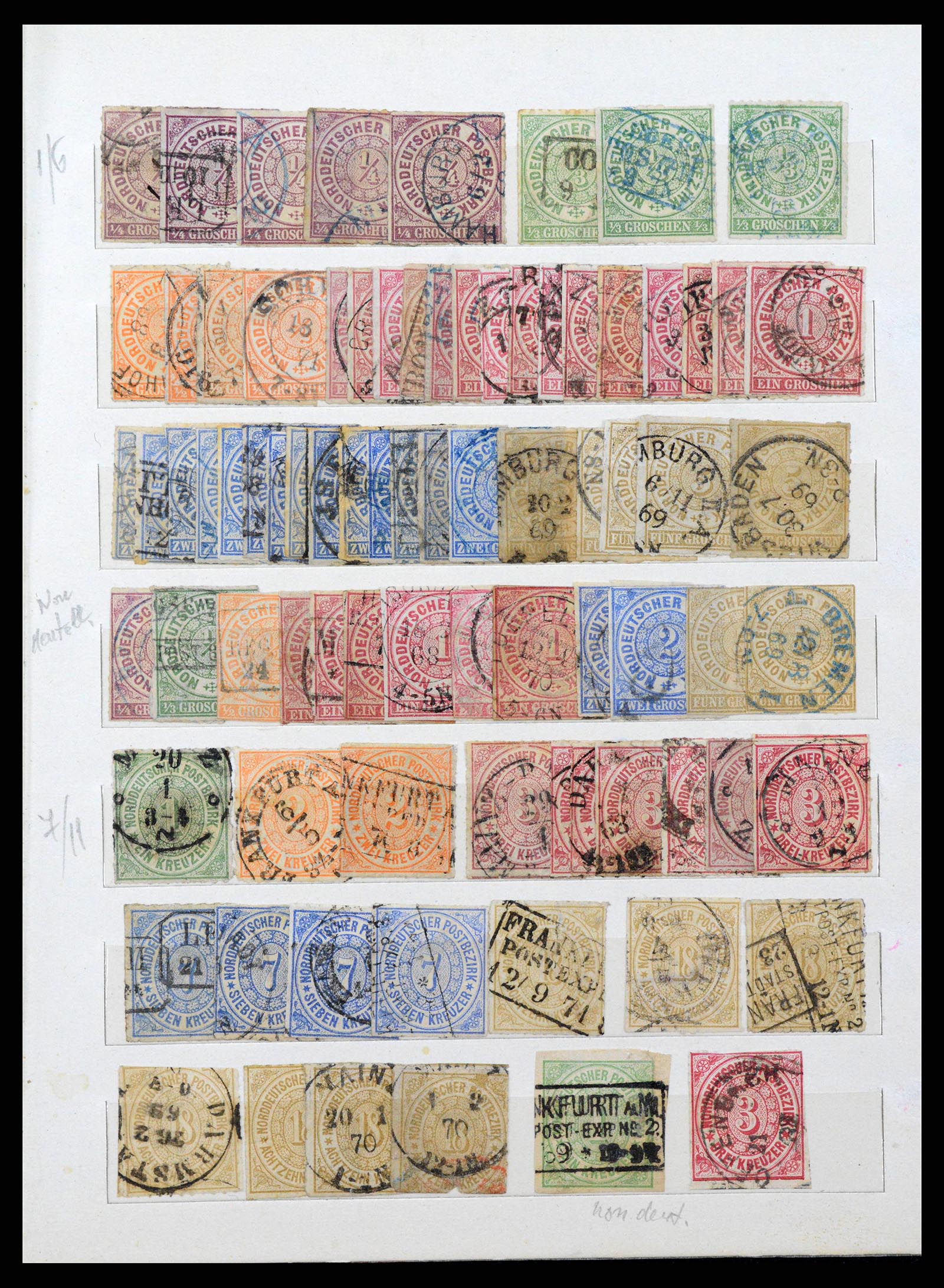 38485 0039 - Stamp collection 38485 Old German States 1849-1920.