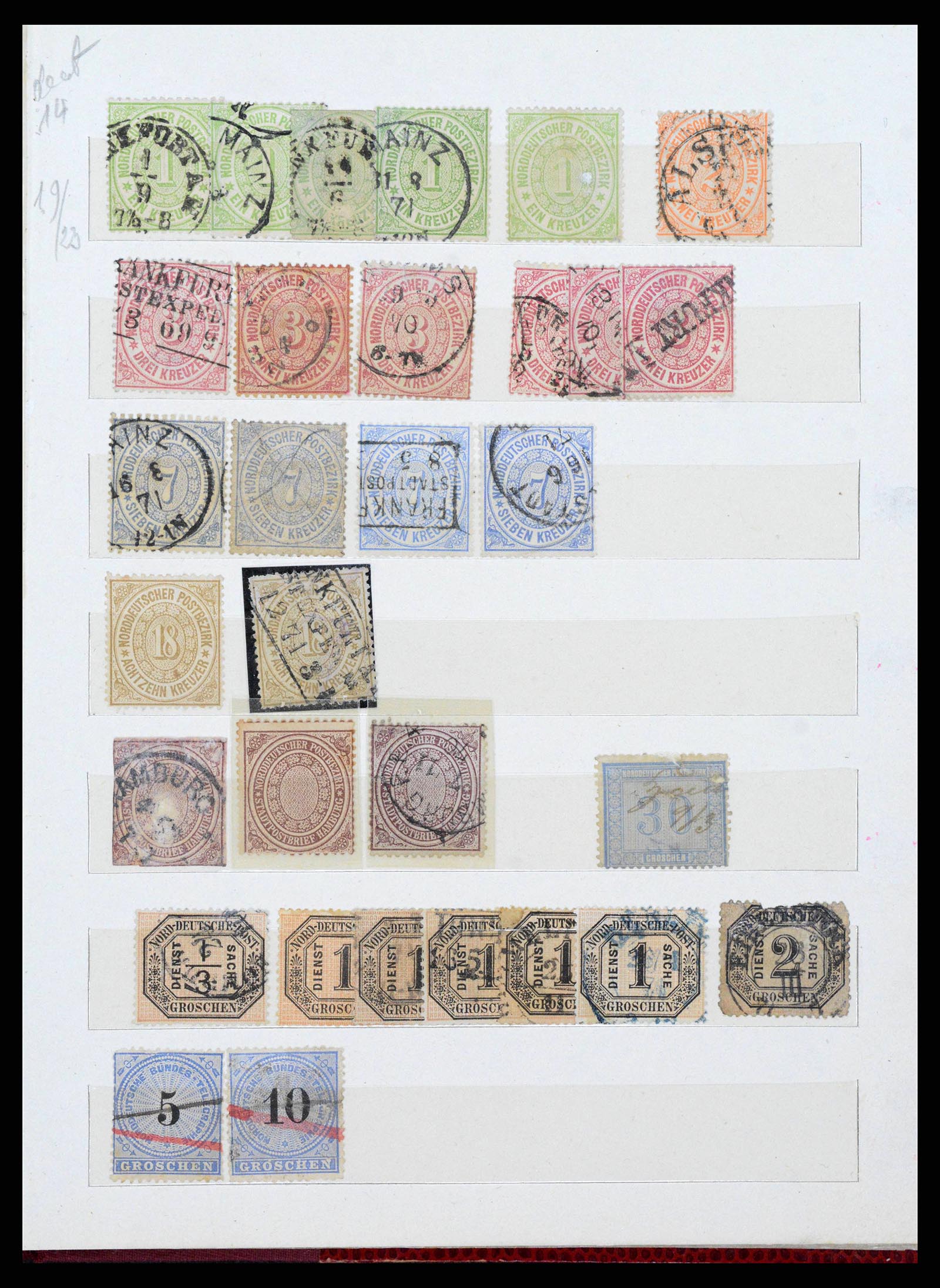38485 0041 - Stamp collection 38485 Old German States 1849-1920.