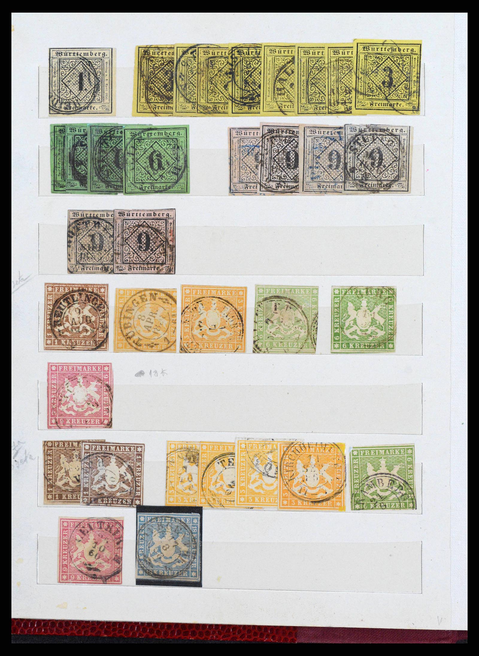 38485 0042 - Stamp collection 38485 Old German States 1849-1920.