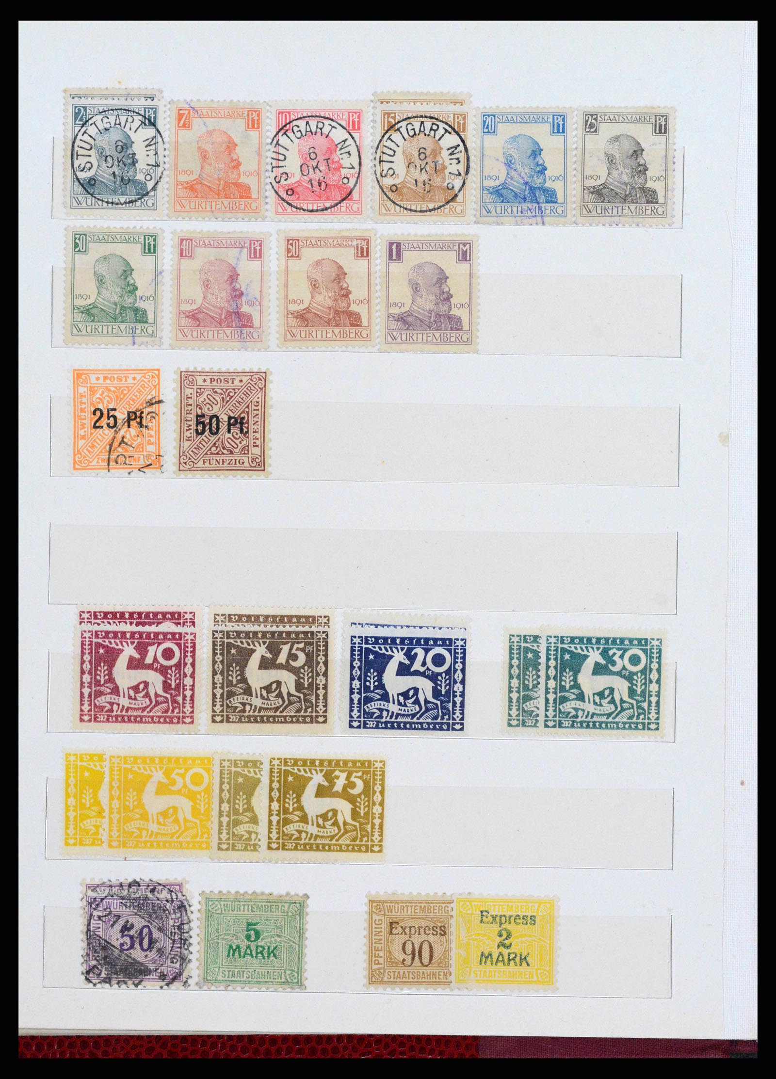 38485 0048 - Stamp collection 38485 Old German States 1849-1920.