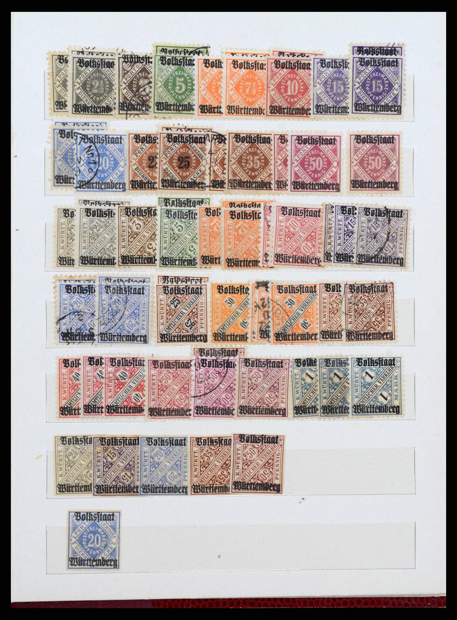 38485 0049 - Stamp collection 38485 Old German States 1849-1920.