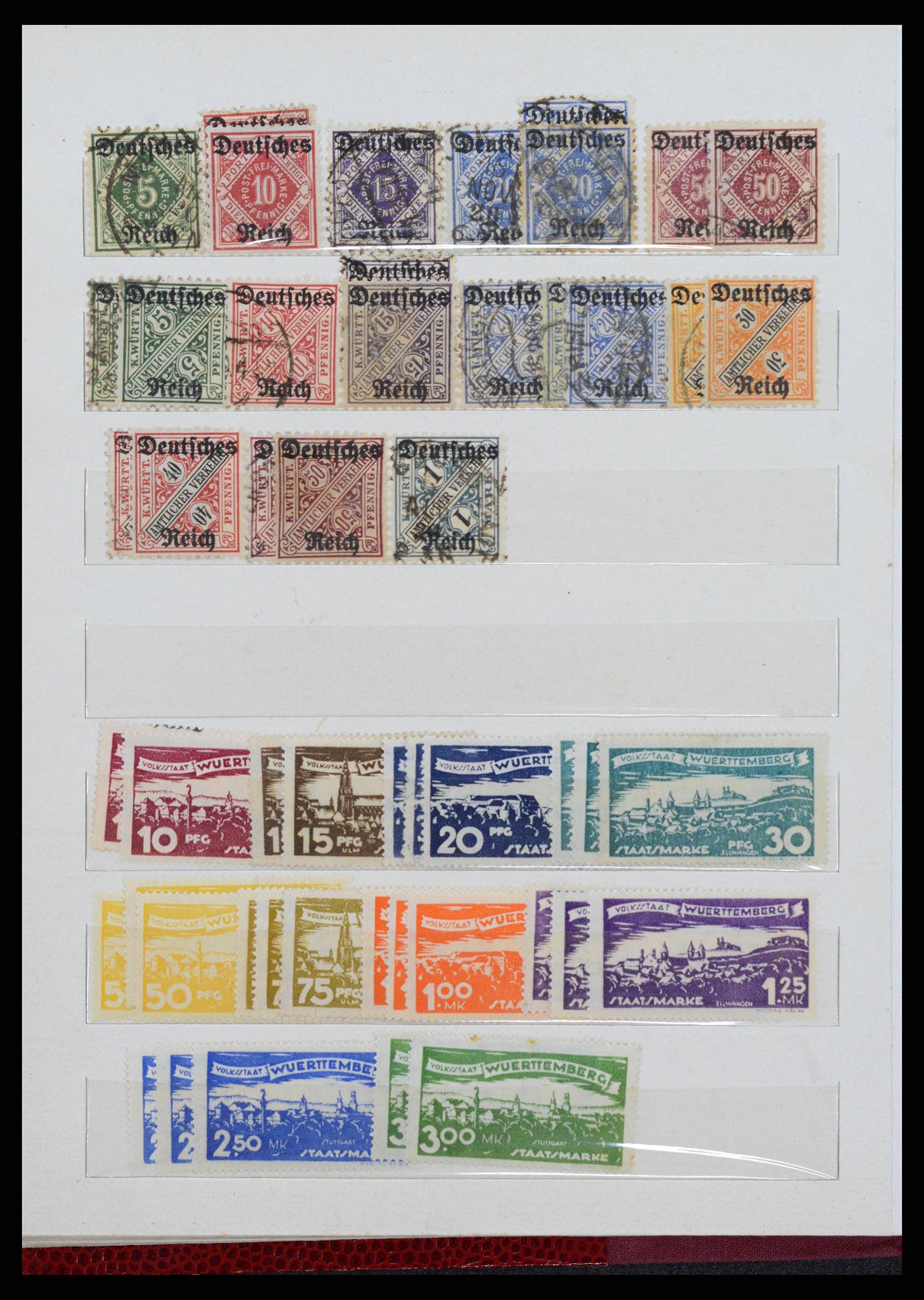 38485 0050 - Stamp collection 38485 Old German States 1849-1920.