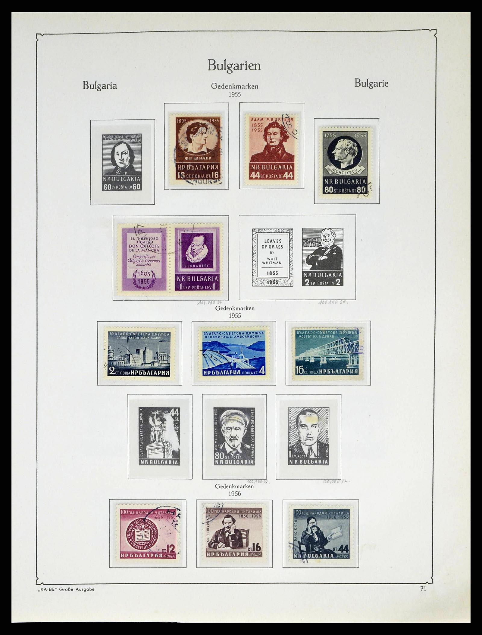 38486 0089 - Postzegelverzameling 38486 Bulgarije 1879-1959.