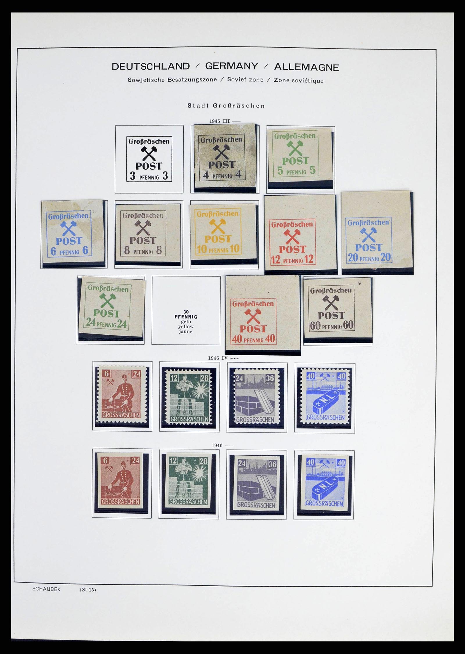 38487 0004 - Stamp collection 38487 Soviet Zone 1945-1949.