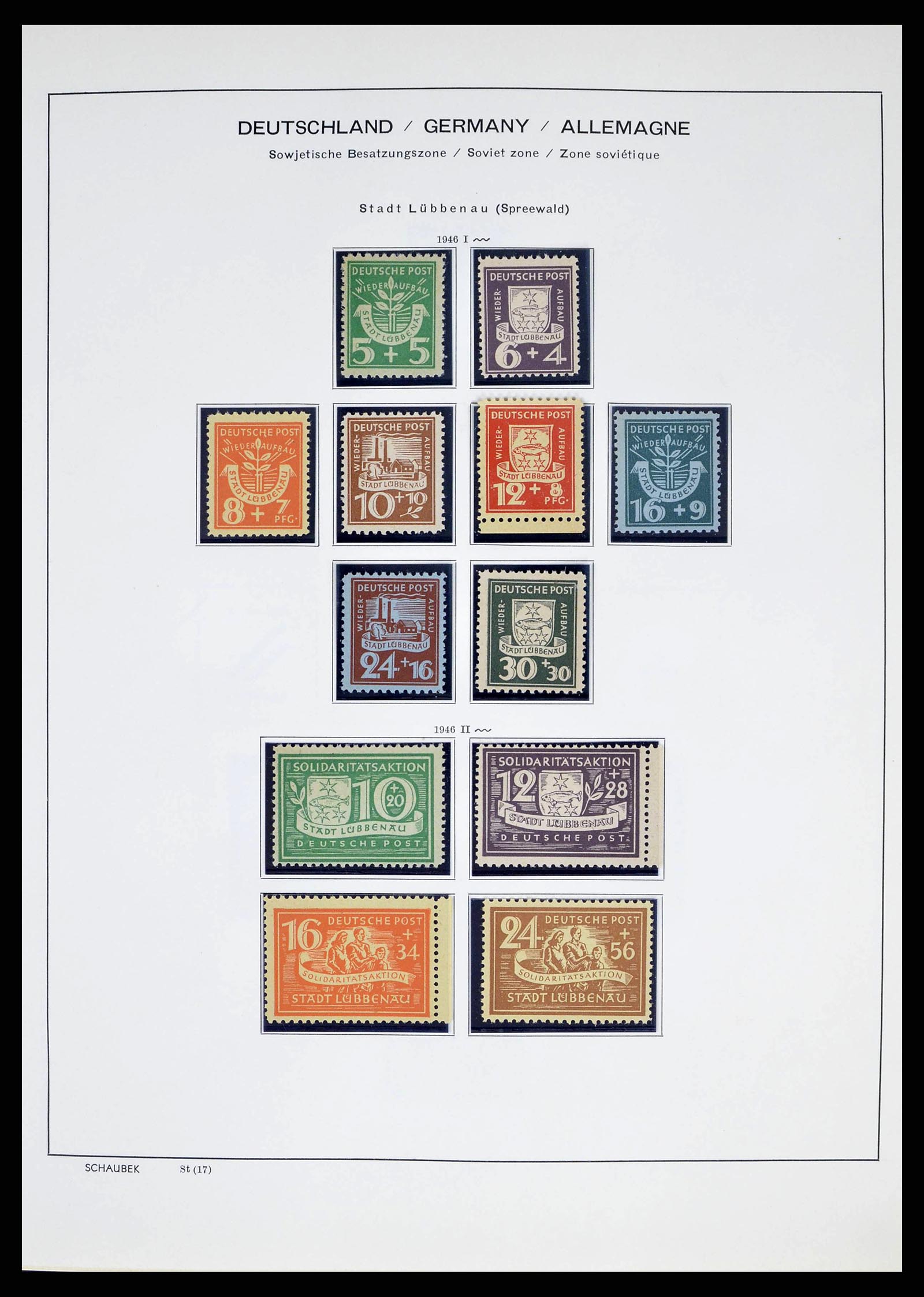 38487 0005 - Stamp collection 38487 Soviet Zone 1945-1949.