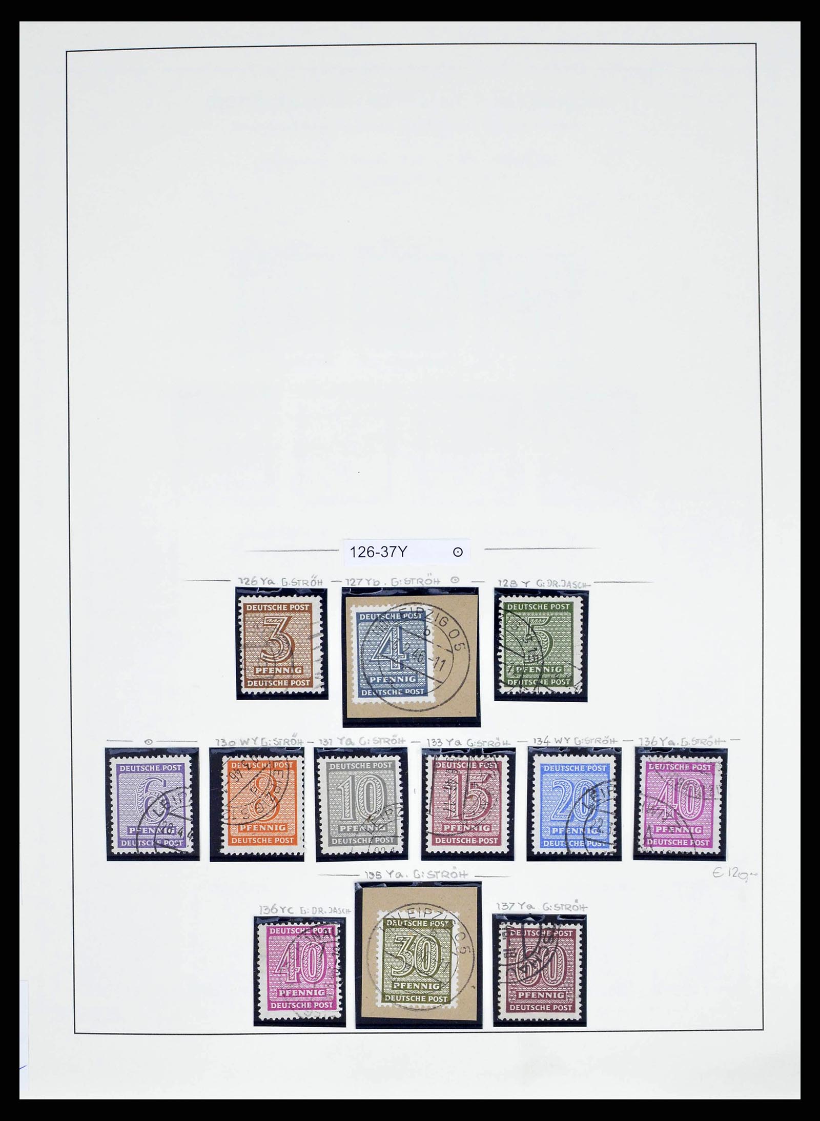 38487 0018 - Postzegelverzameling 38487 Sovjet Zone 1945-1949.
