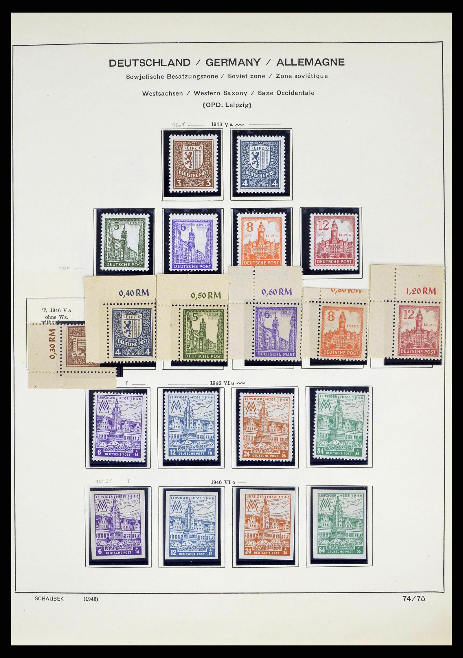 38487 0021 - Stamp collection 38487 Soviet Zone 1945-1949.
