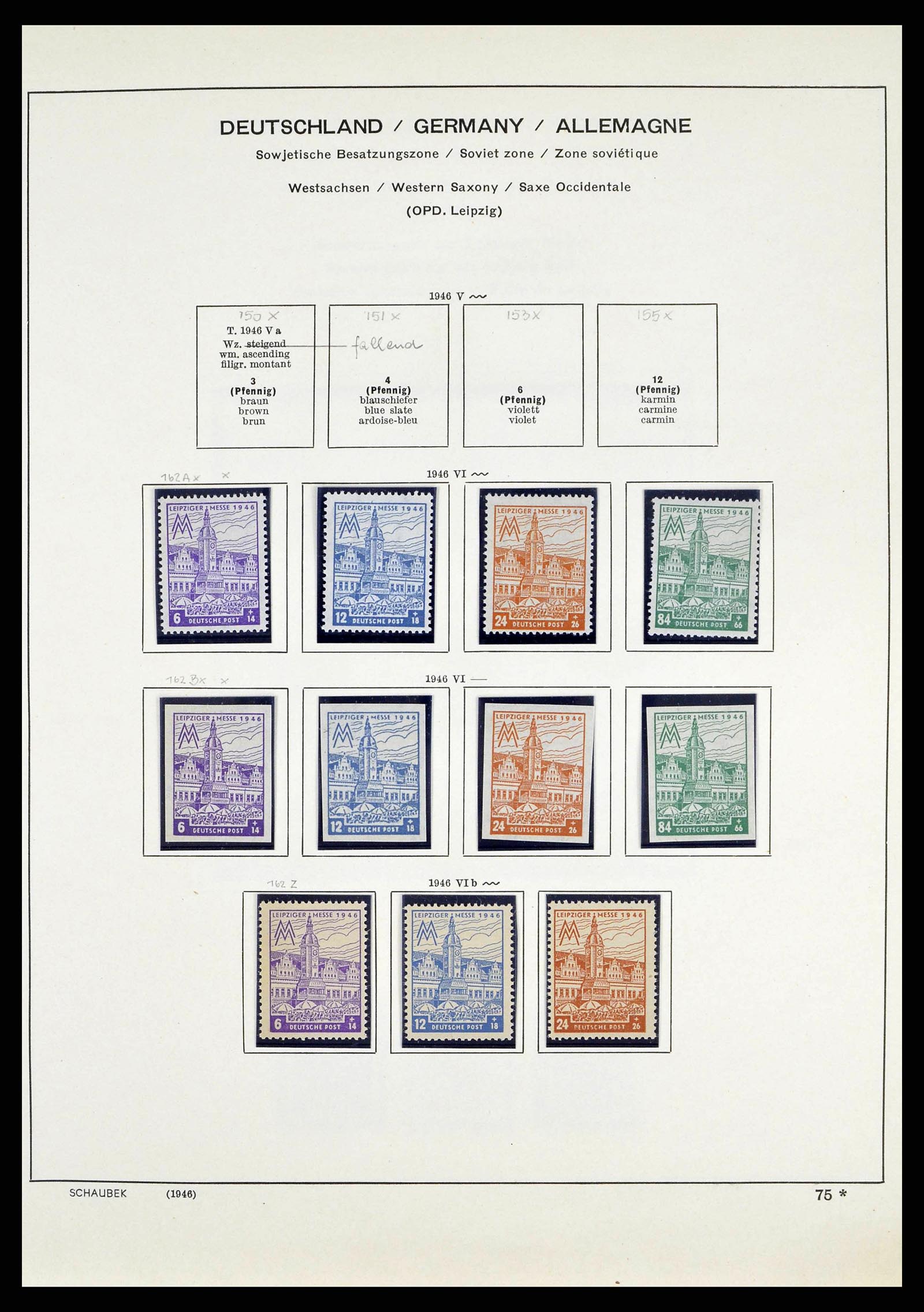 38487 0022 - Stamp collection 38487 Soviet Zone 1945-1949.