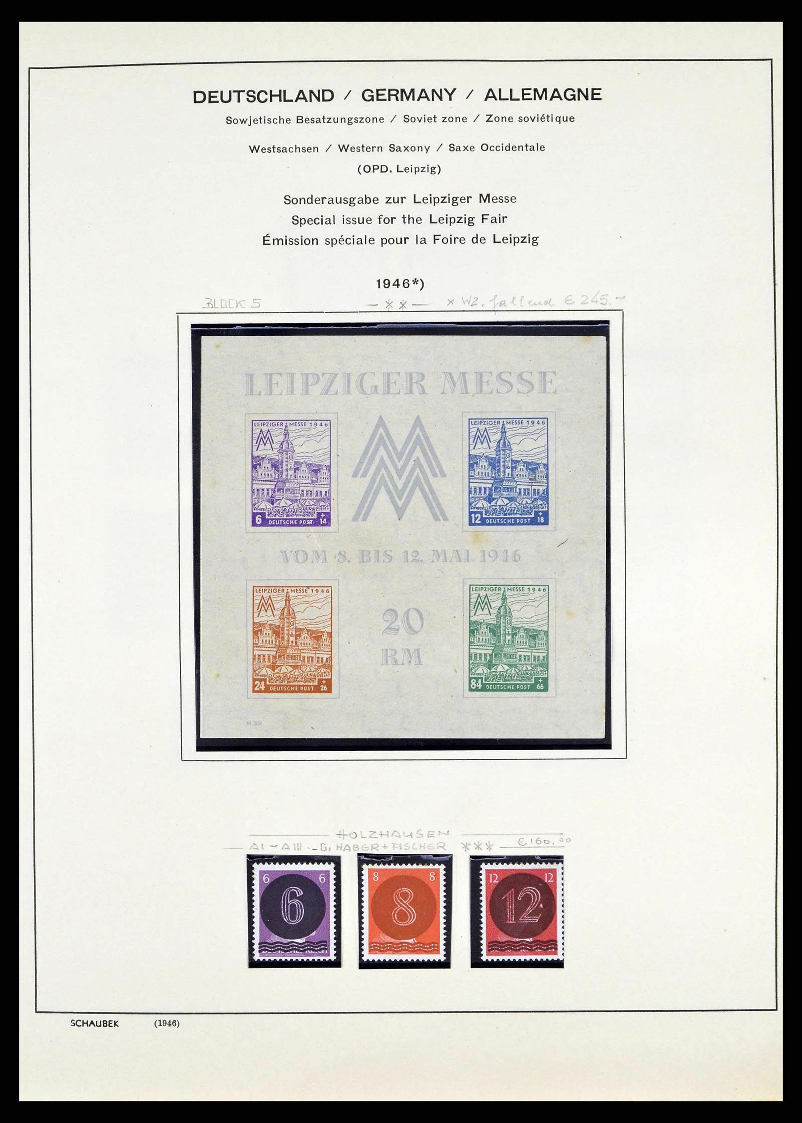 38487 0023 - Stamp collection 38487 Soviet Zone 1945-1949.