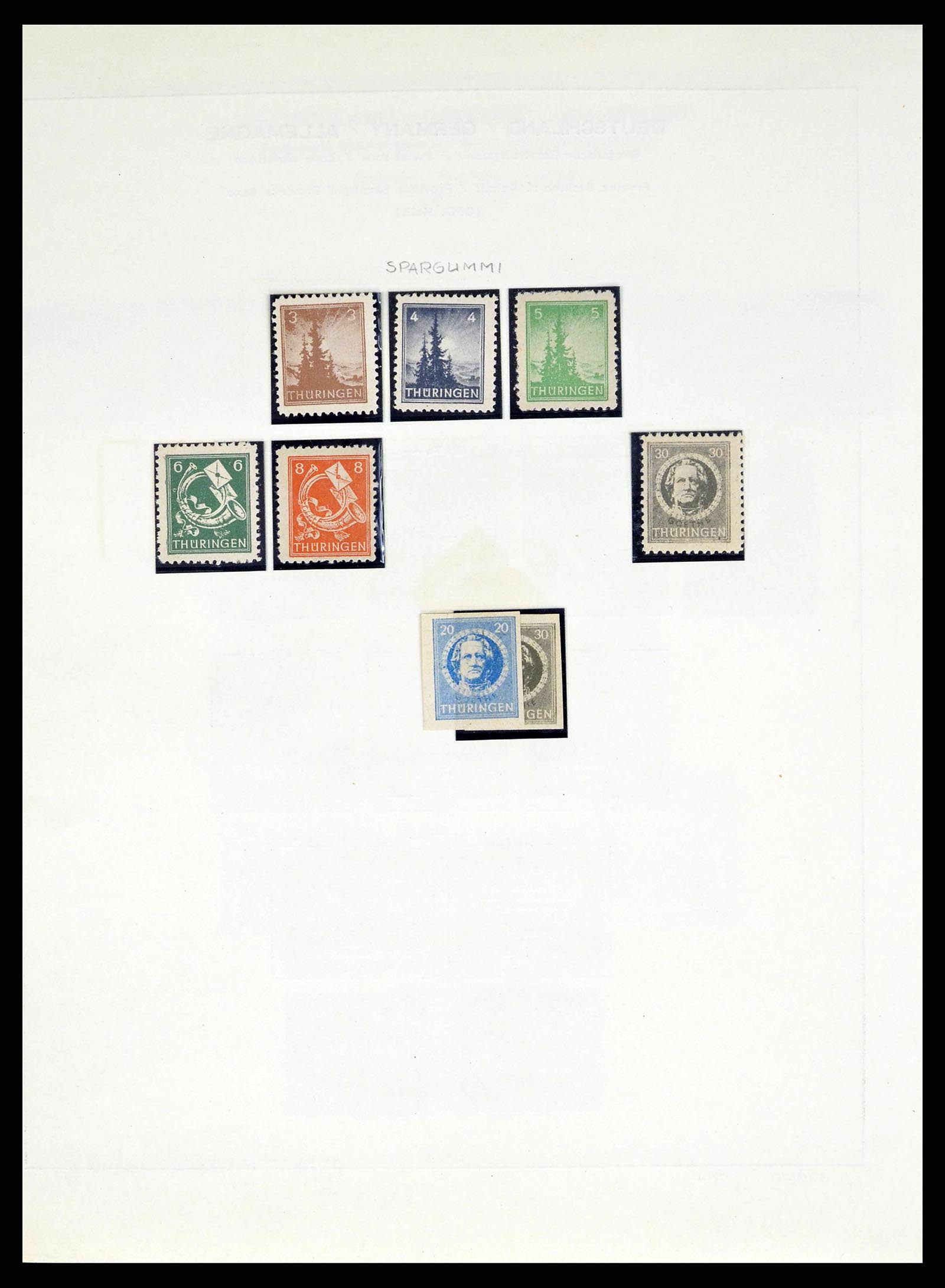 38487 0031 - Stamp collection 38487 Soviet Zone 1945-1949.