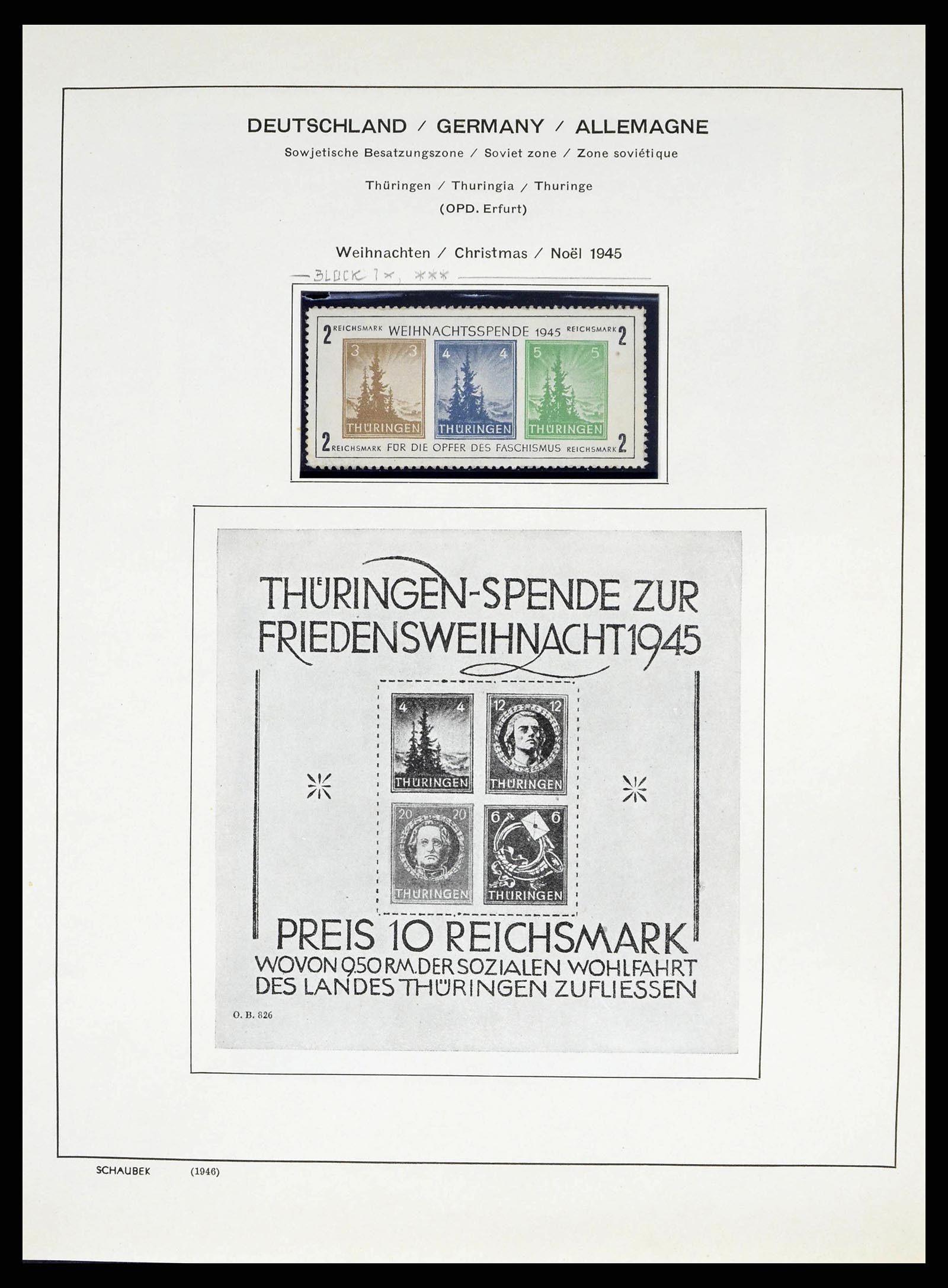 38487 0034 - Stamp collection 38487 Soviet Zone 1945-1949.