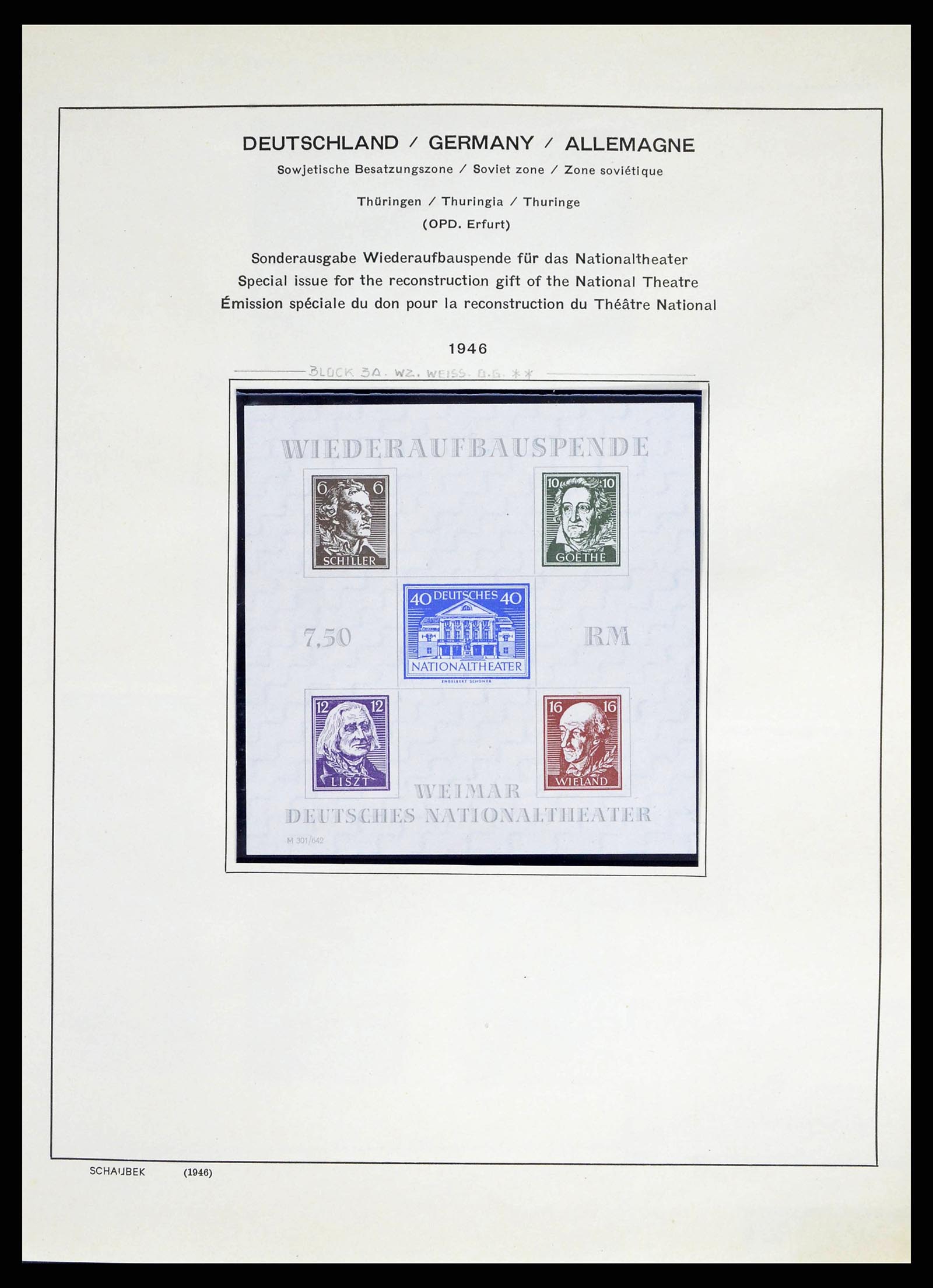 38487 0037 - Stamp collection 38487 Soviet Zone 1945-1949.