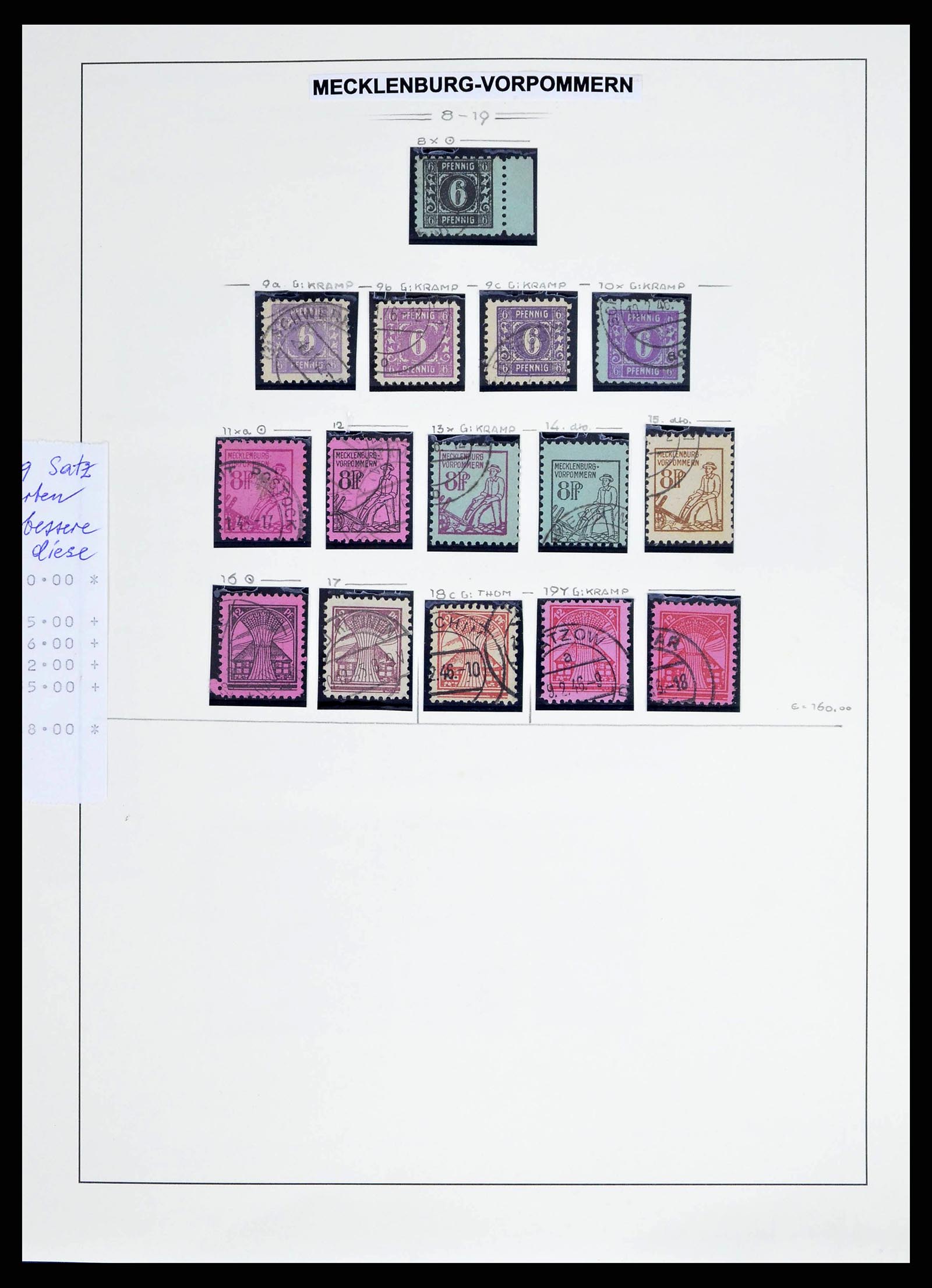 38487 0043 - Stamp collection 38487 Soviet Zone 1945-1949.