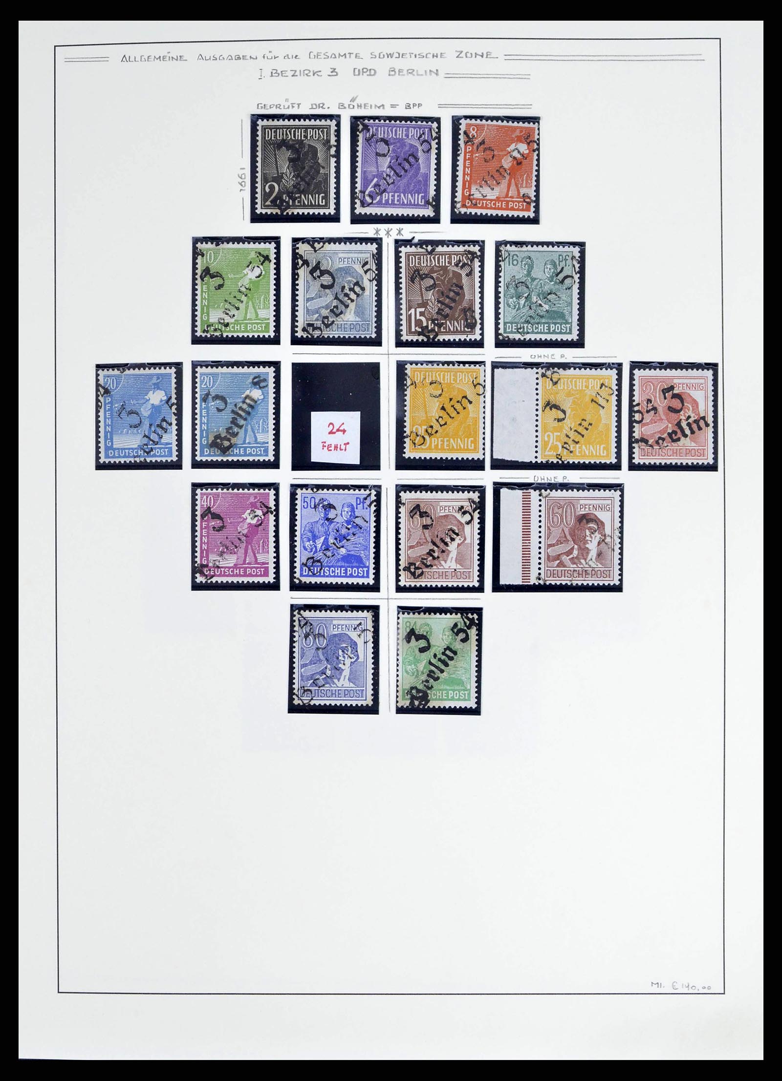 38487 0046 - Stamp collection 38487 Soviet Zone 1945-1949.