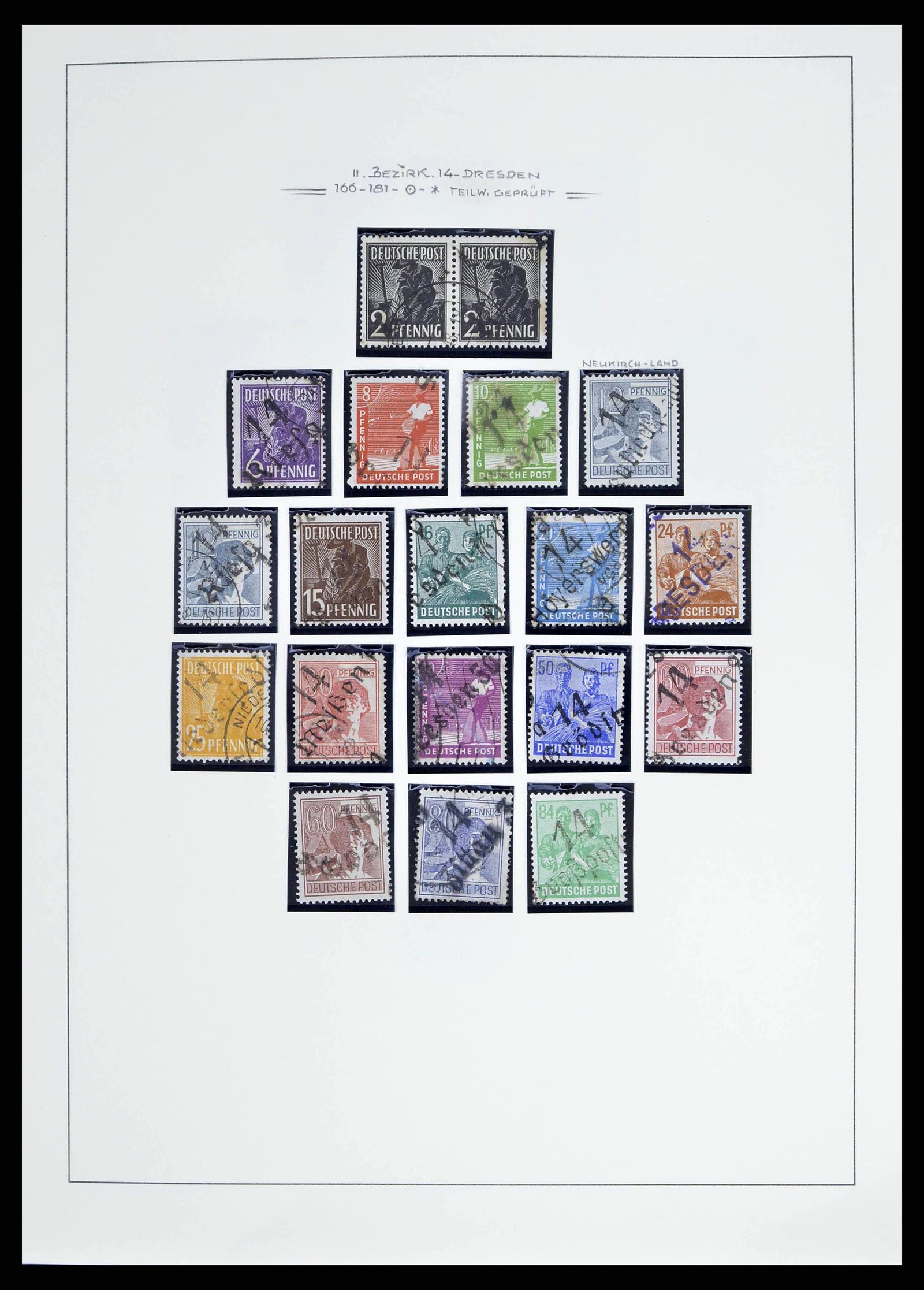 38487 0047 - Stamp collection 38487 Soviet Zone 1945-1949.