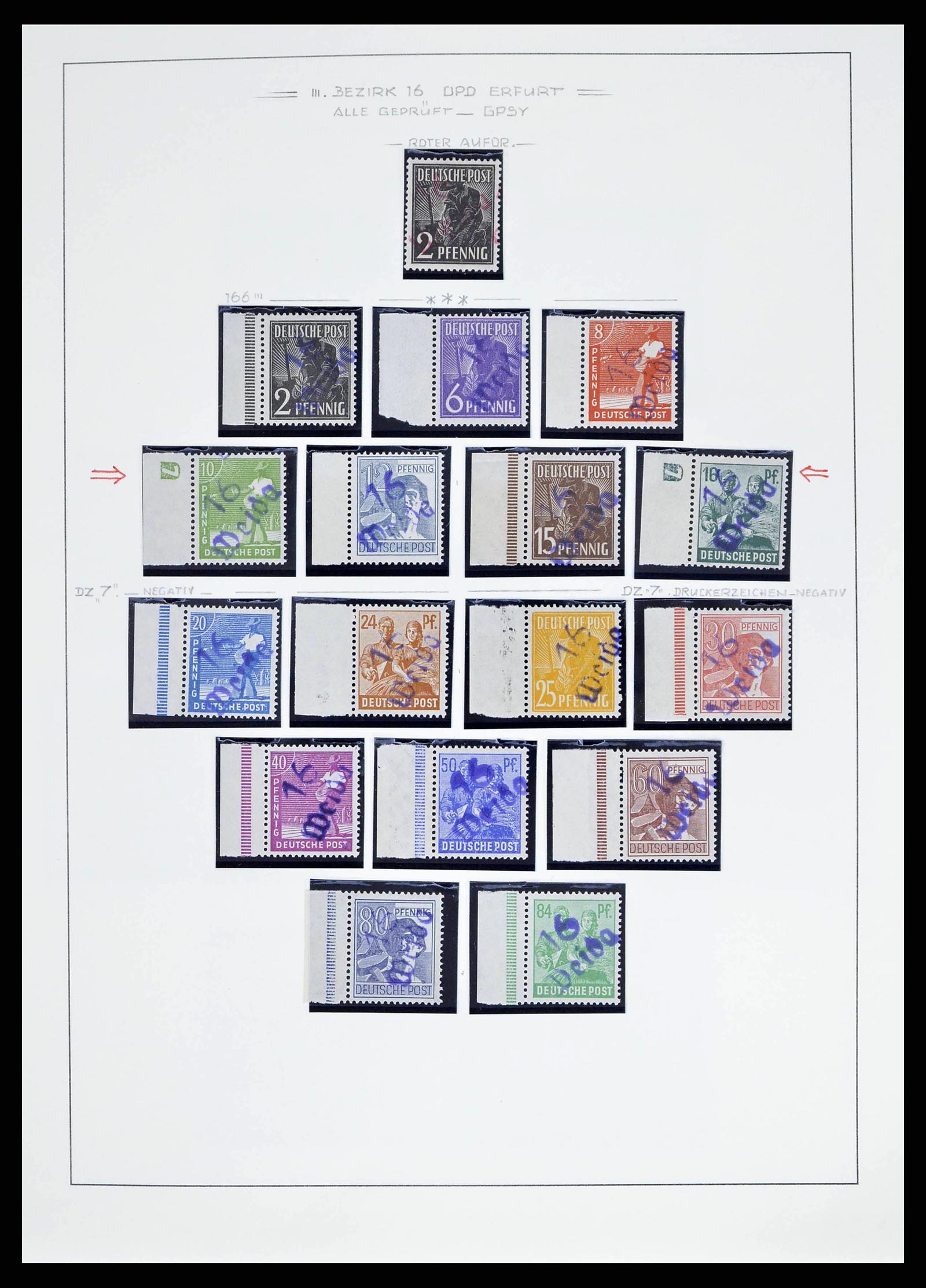 38487 0049 - Stamp collection 38487 Soviet Zone 1945-1949.