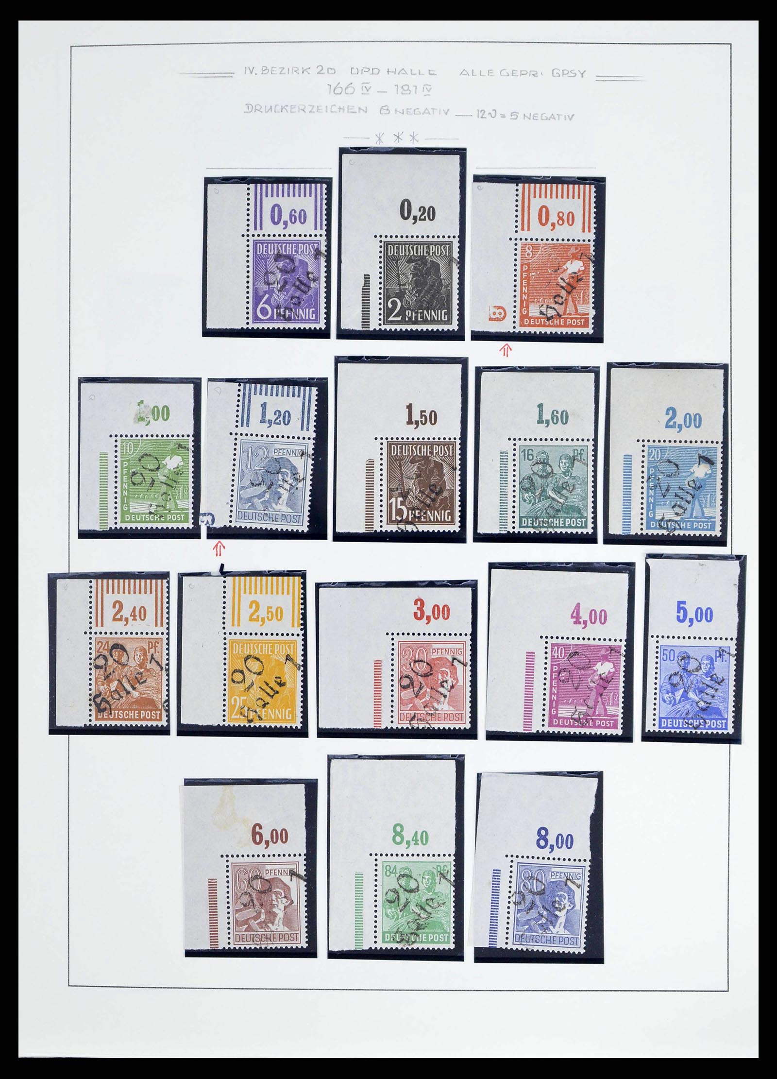 38487 0050 - Stamp collection 38487 Soviet Zone 1945-1949.