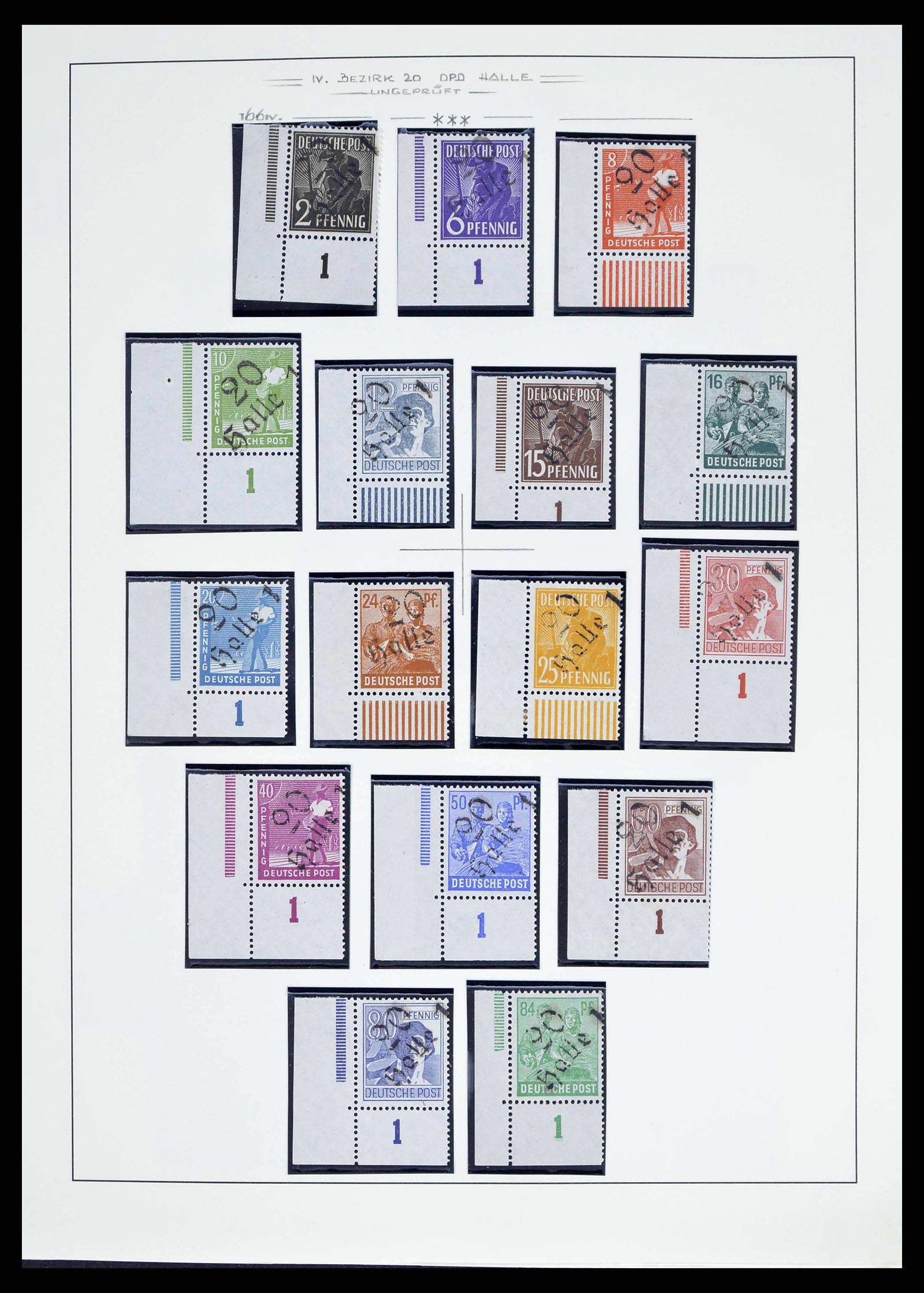 38487 0051 - Stamp collection 38487 Soviet Zone 1945-1949.