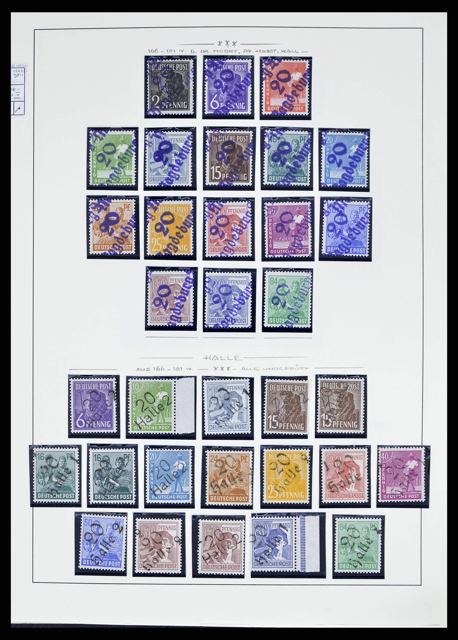 38487 0052 - Stamp collection 38487 Soviet Zone 1945-1949.