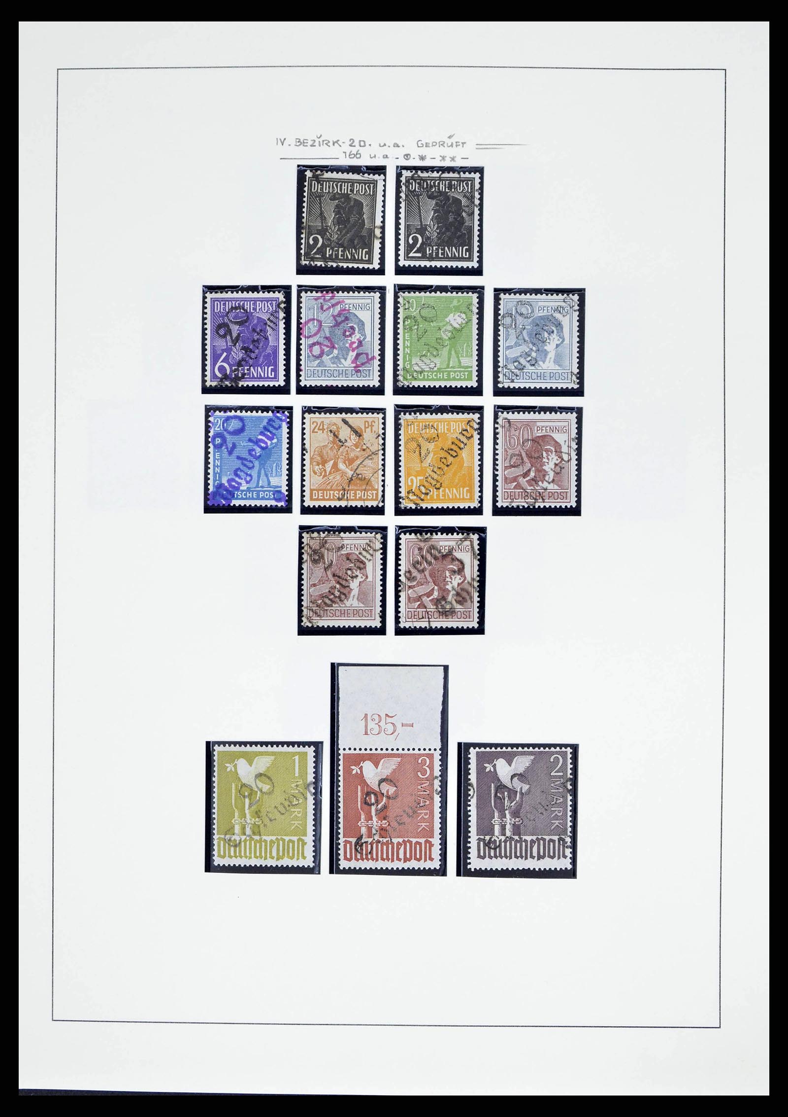 38487 0055 - Stamp collection 38487 Soviet Zone 1945-1949.