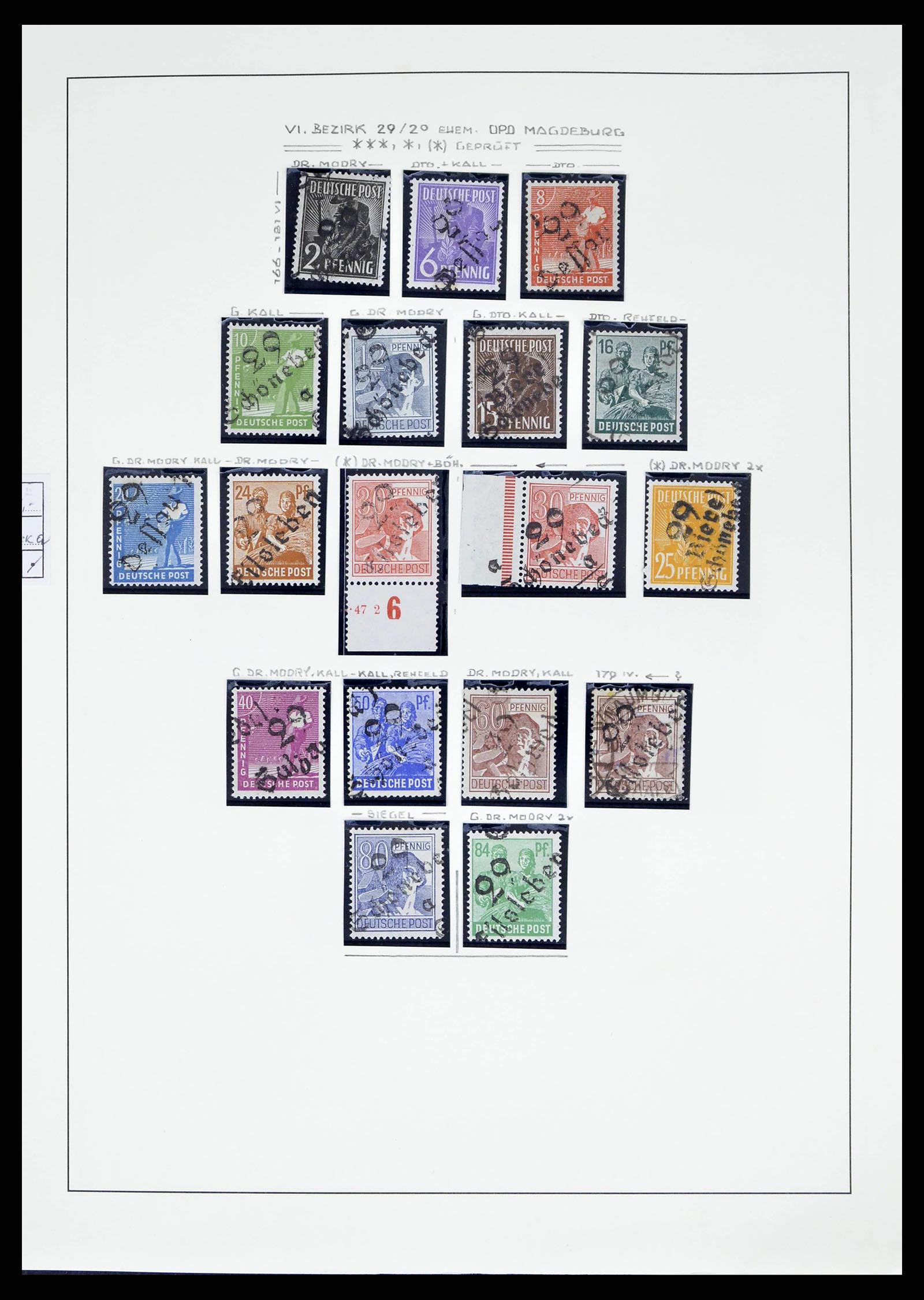 38487 0058 - Stamp collection 38487 Soviet Zone 1945-1949.