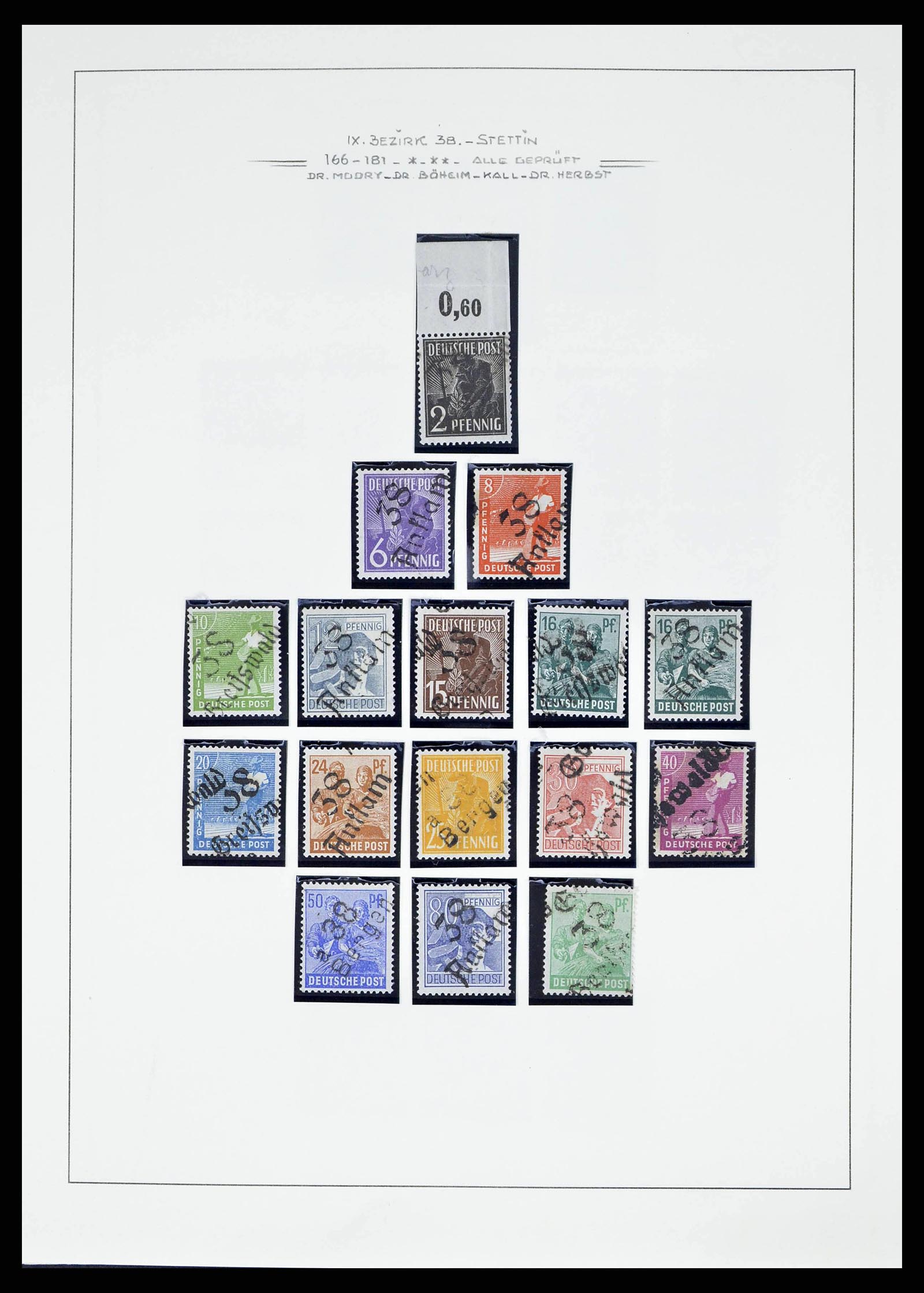 38487 0062 - Stamp collection 38487 Soviet Zone 1945-1949.