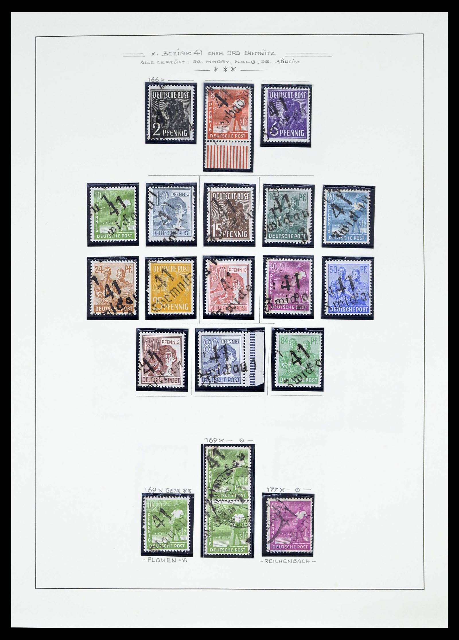 38487 0063 - Stamp collection 38487 Soviet Zone 1945-1949.