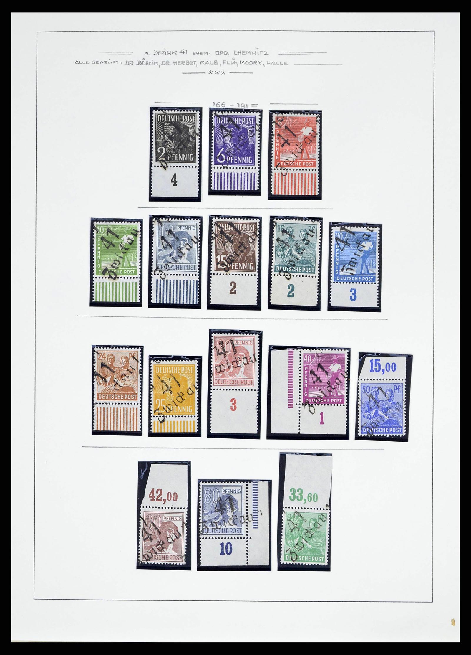 38487 0064 - Stamp collection 38487 Soviet Zone 1945-1949.