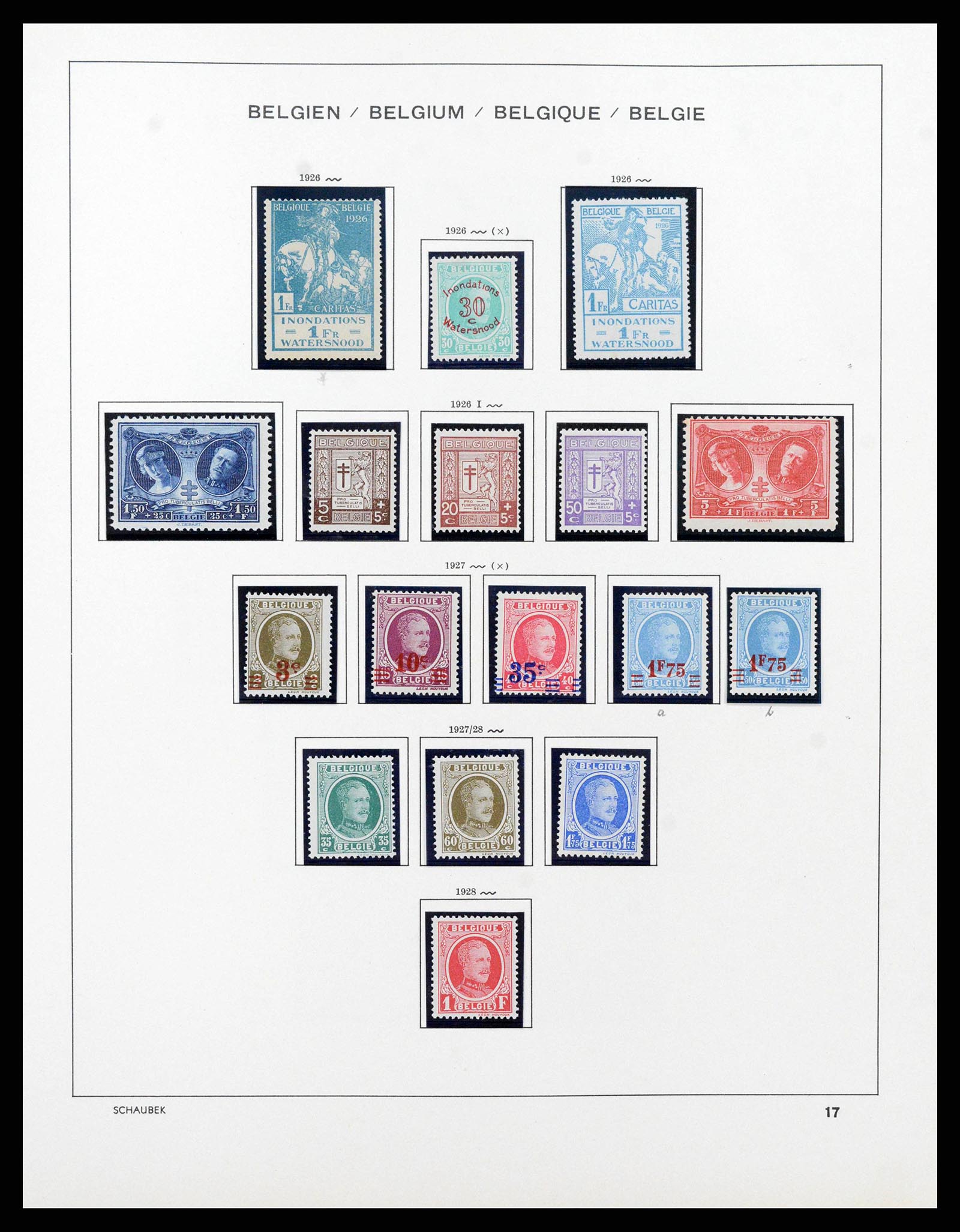 38489 0017 - Stamp collection 38489 Belgium 1849-1975.