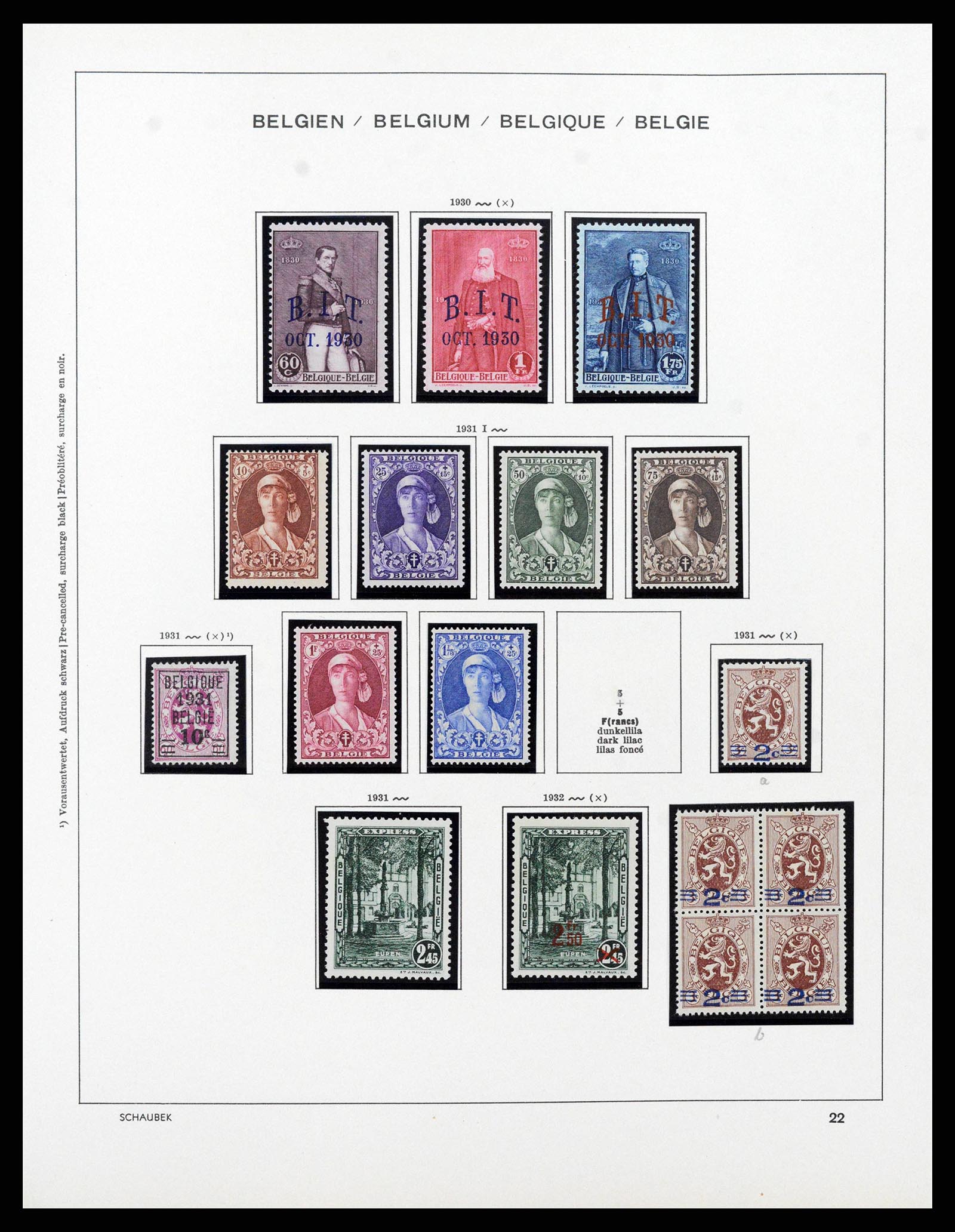 38489 0023 - Stamp collection 38489 Belgium 1849-1975.