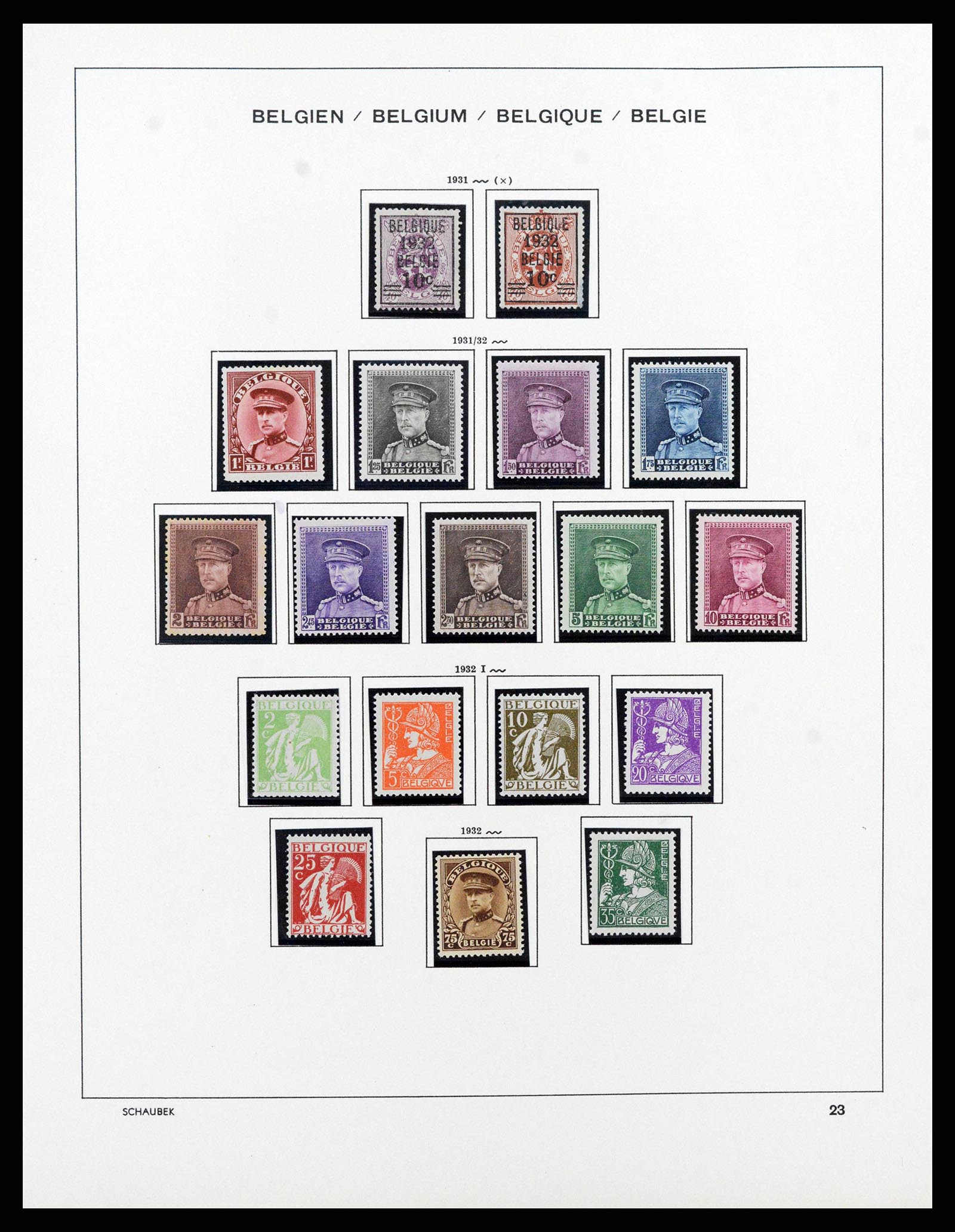 38489 0024 - Stamp collection 38489 Belgium 1849-1975.
