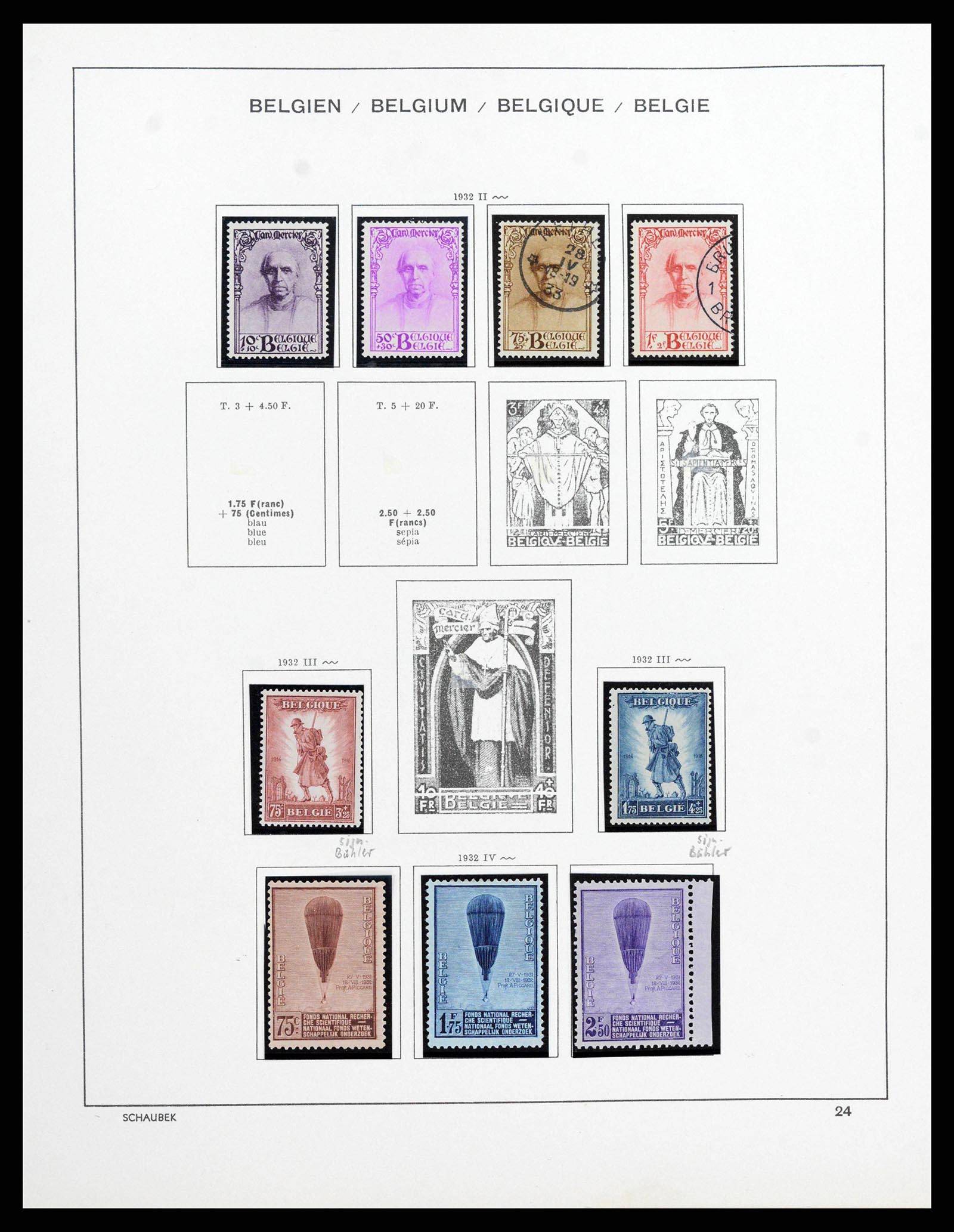 38489 0025 - Postzegelverzameling 38489 België 1849-1975.