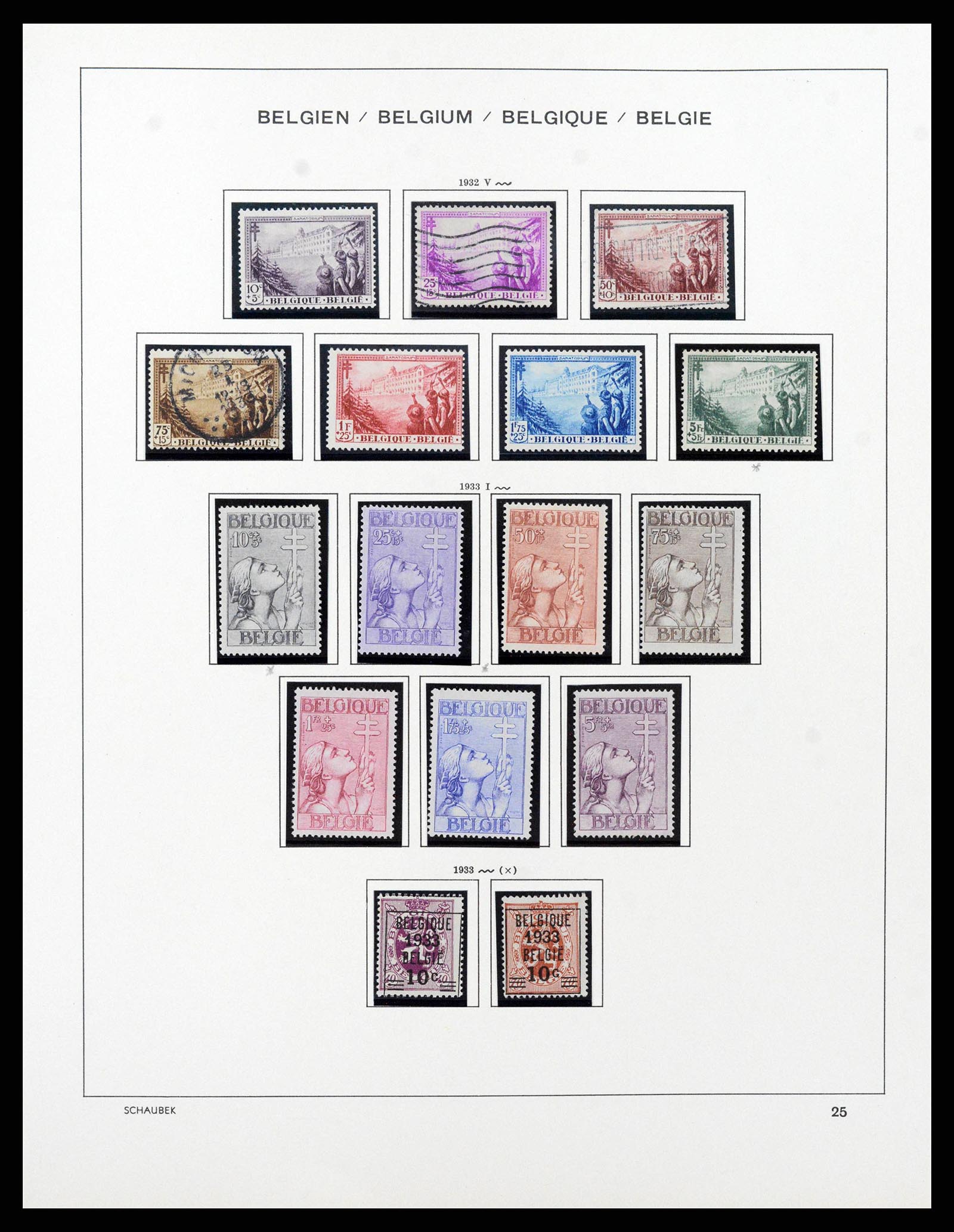 38489 0026 - Postzegelverzameling 38489 België 1849-1975.